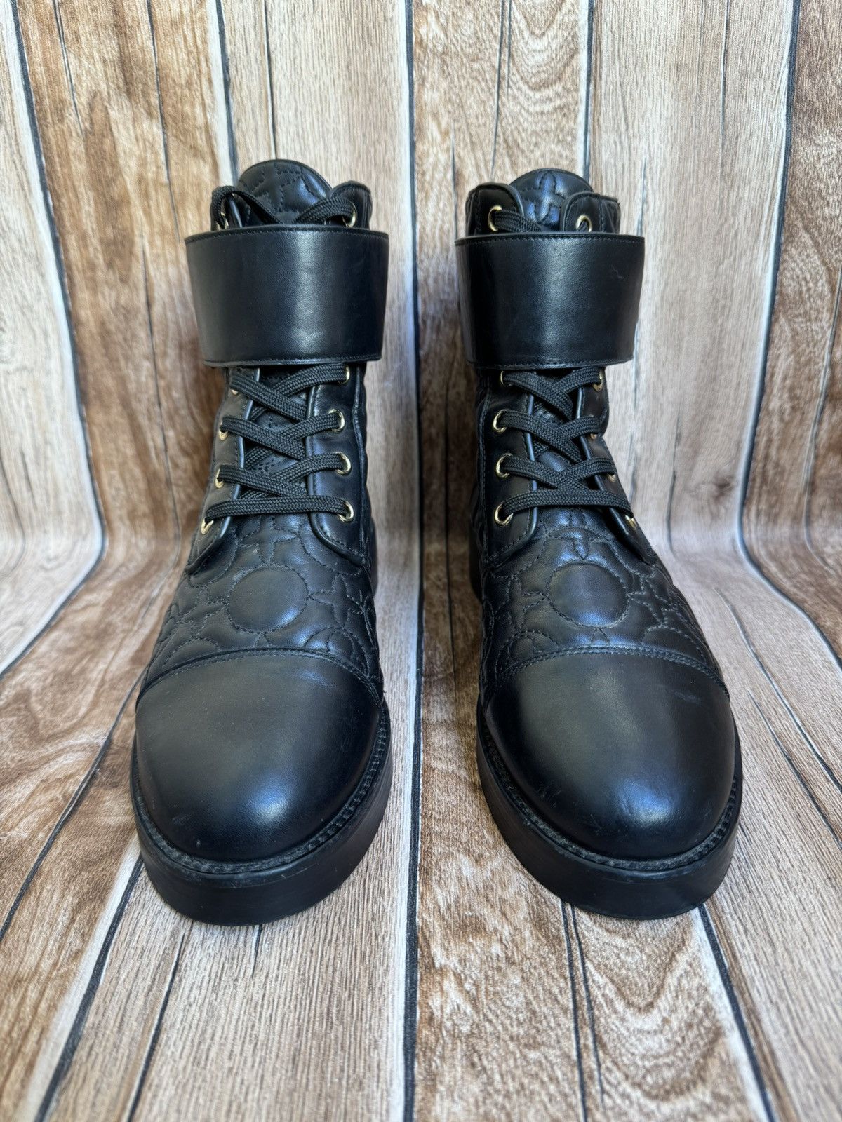 Louis Vuitton Wonderland embossed monogram boots Size US 7 / IT 37 - 3 Thumbnail