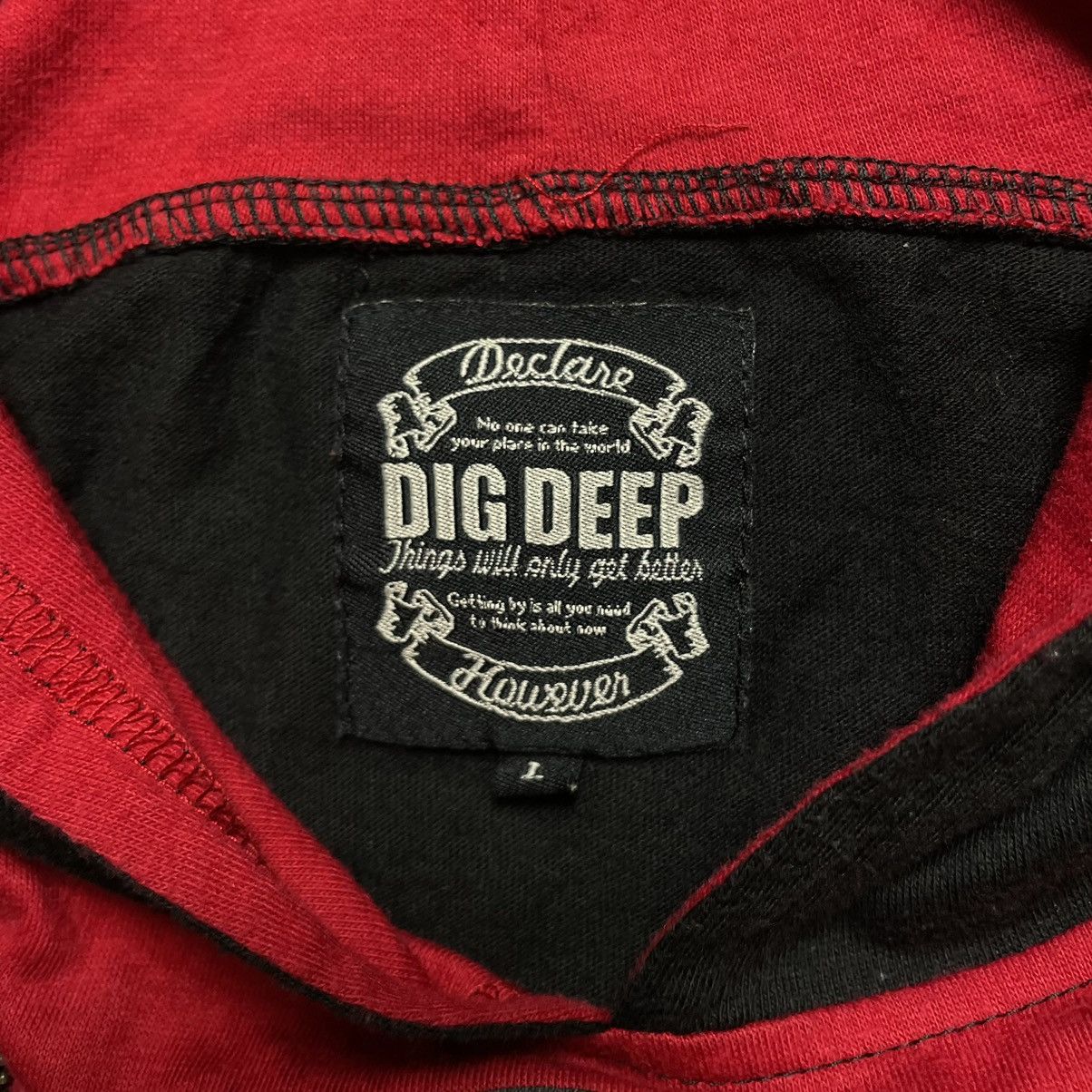 Japanese Brand 🇯🇵 DIG DEEP SKULL SKELETON SHORT SLEEGE HOODIE SWEATER JACKET Size US L / EU 52-54 / 3 - 11 Thumbnail