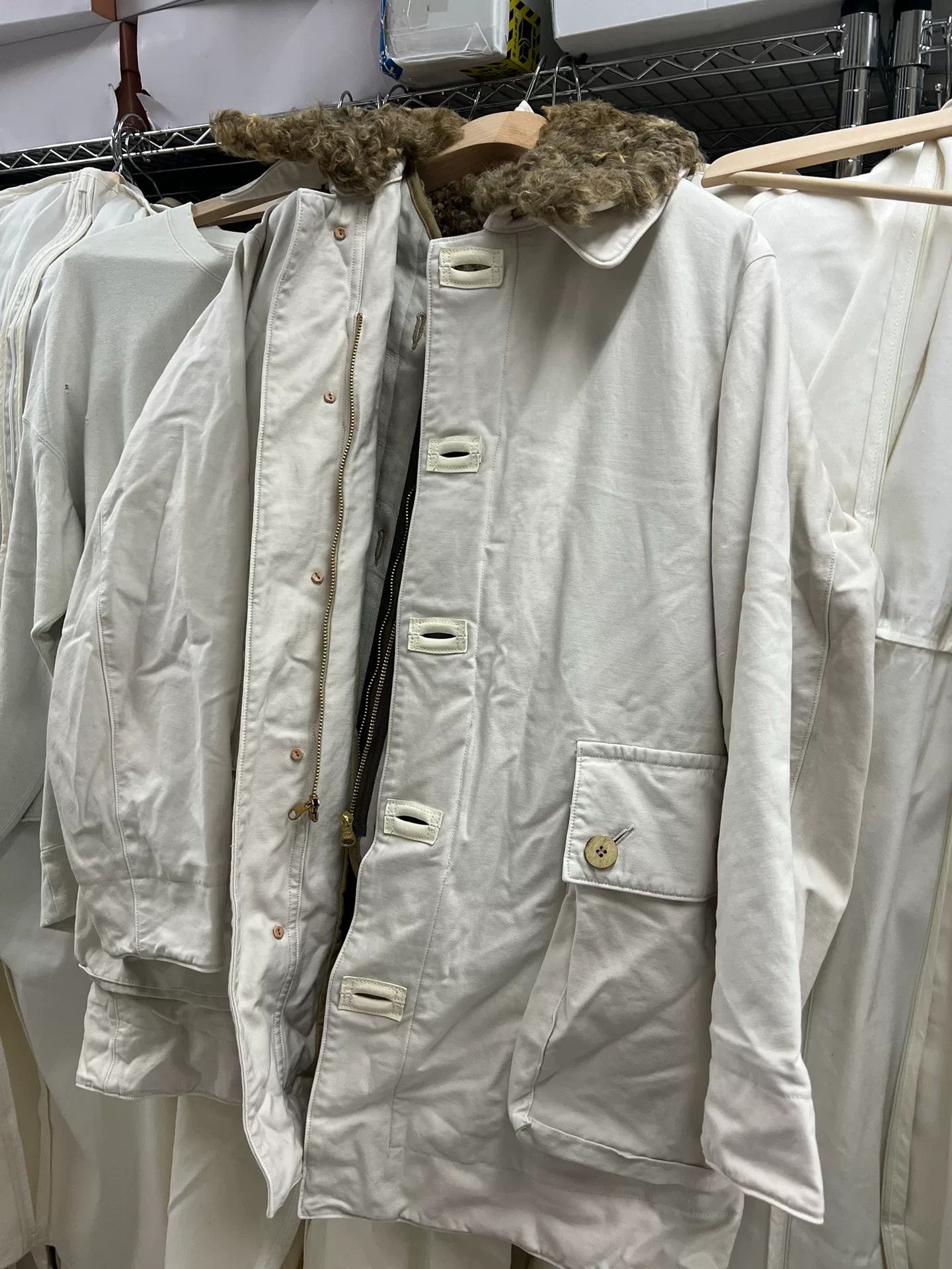 Visvim visvim winfield coat in ivory color Size US S / EU 44-46 / 1 - 1 Thumbnail
