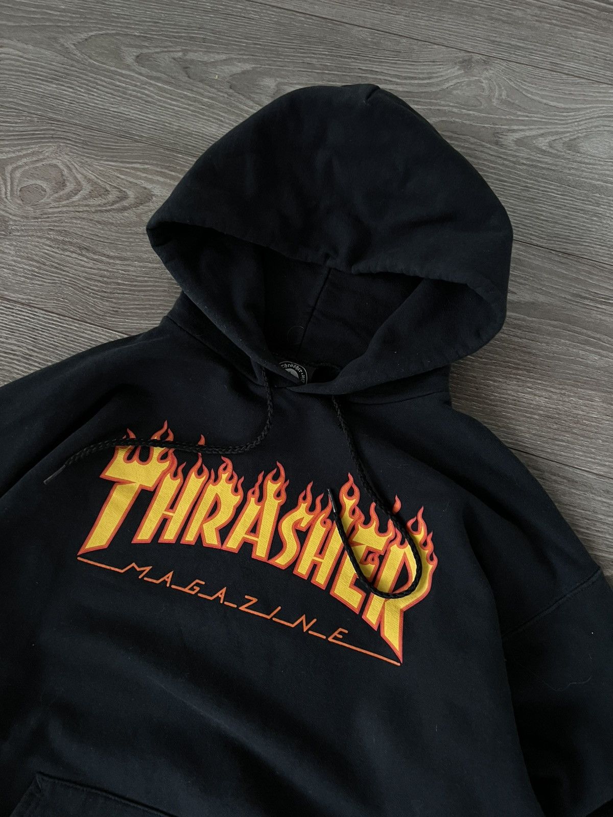 Thrasher Vintage Rare Thrasher Big Born Fire Flame Logo Hoodie Size US M / EU 48-50 / 2 - 10 Thumbnail