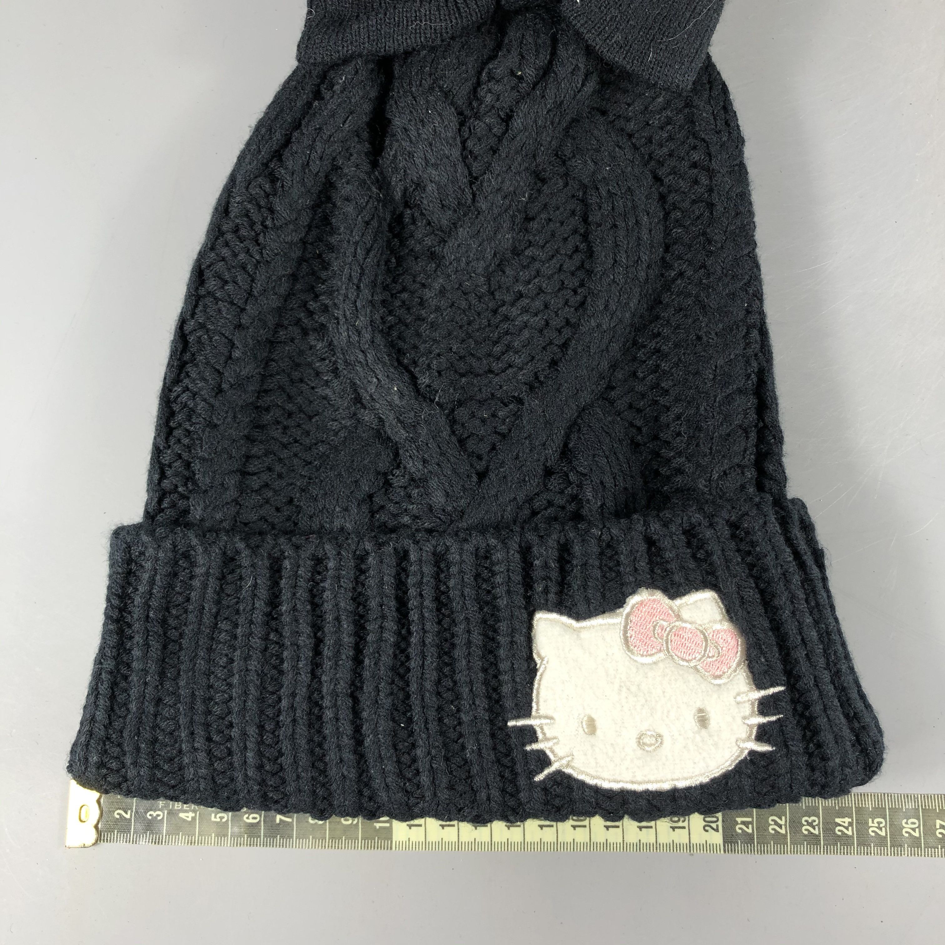 Anime × Japanese Brand × Vintage Womens Hello Kitty Beanie Snow Hat Snow Cap -D1041 Size ONE SIZE - 4 Thumbnail
