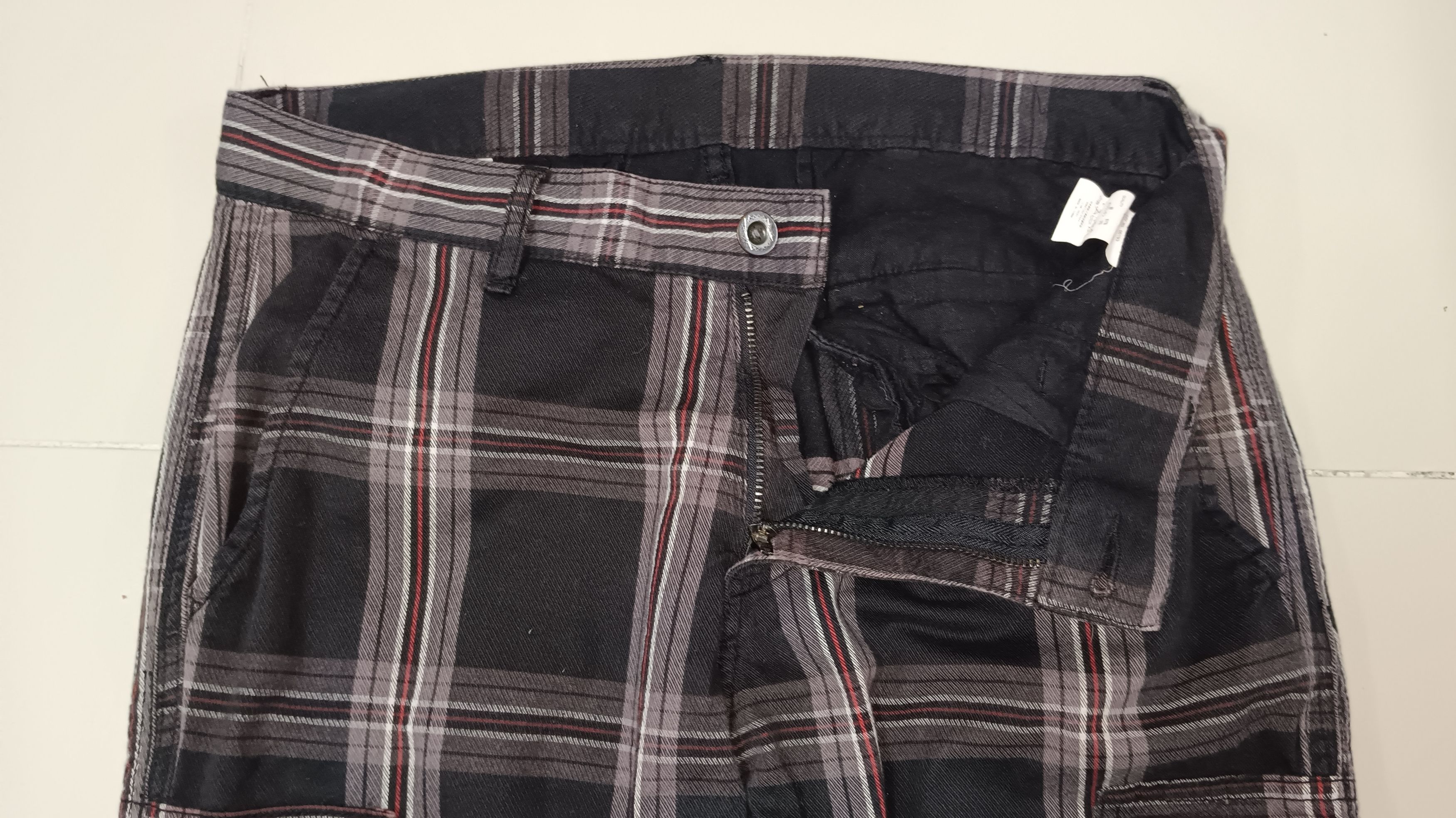 If Six Was Nine Japanese Brand Double Edge Plaid Bondage Pants Size US 33 - 5 Thumbnail