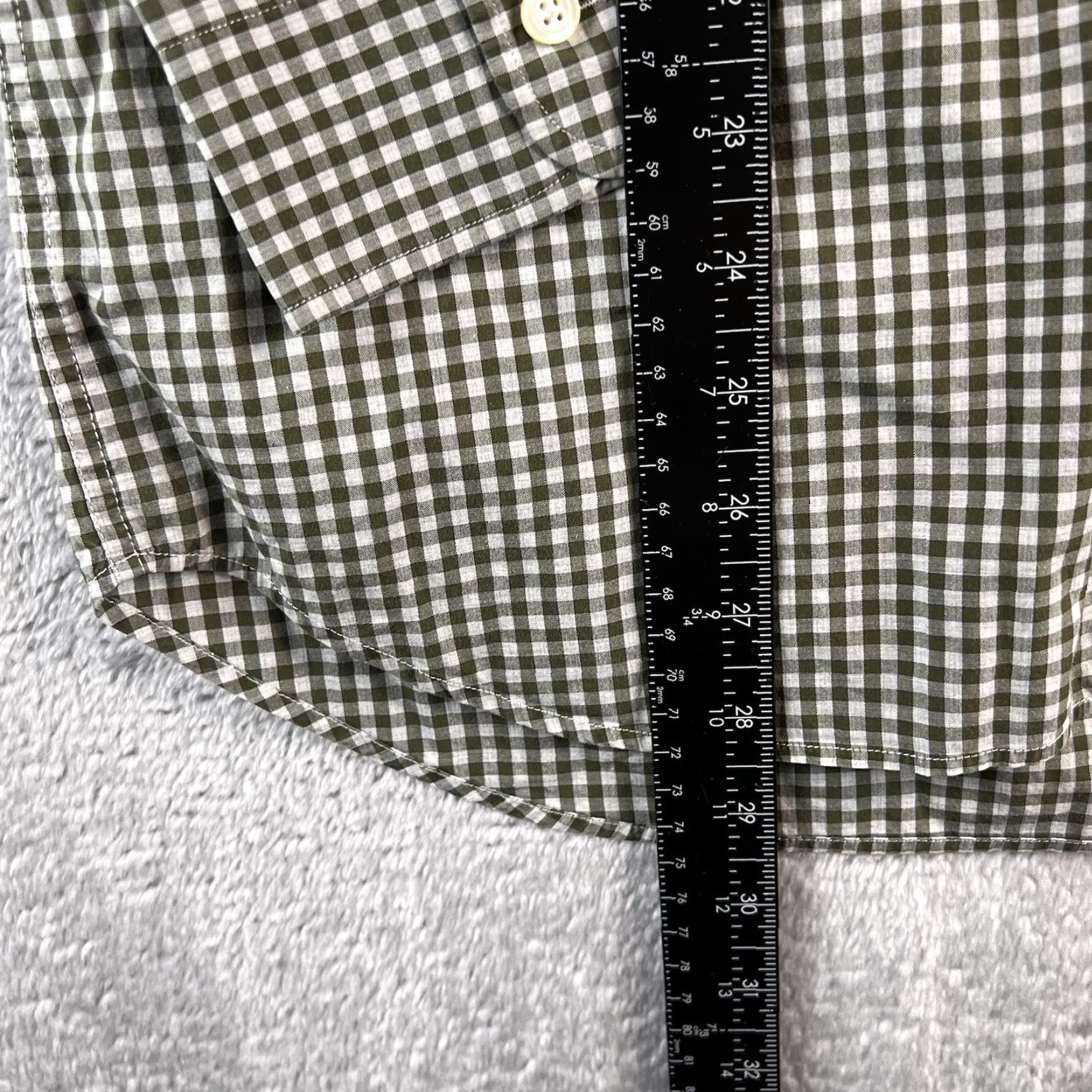 Peter Millar Peter Millar Mens Plaid Button-Up Shirt M Green Gingham Long Sleeve Preppy Mens Size US M / EU 48-50 / 2 - 6 Thumbnail