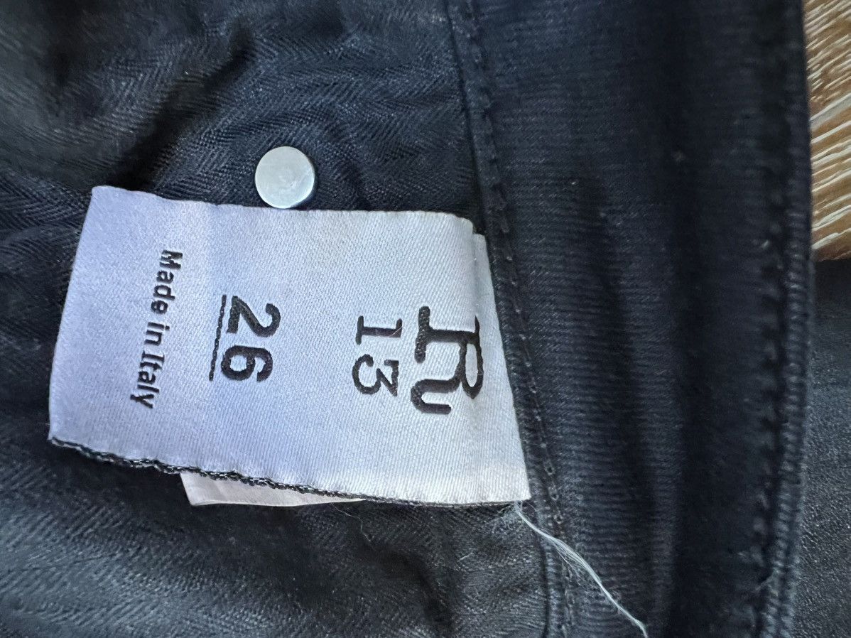 R13 Womens R13 Leather Chaps Jeans Black Size 26" / US 2 / IT 38 - 4 Thumbnail