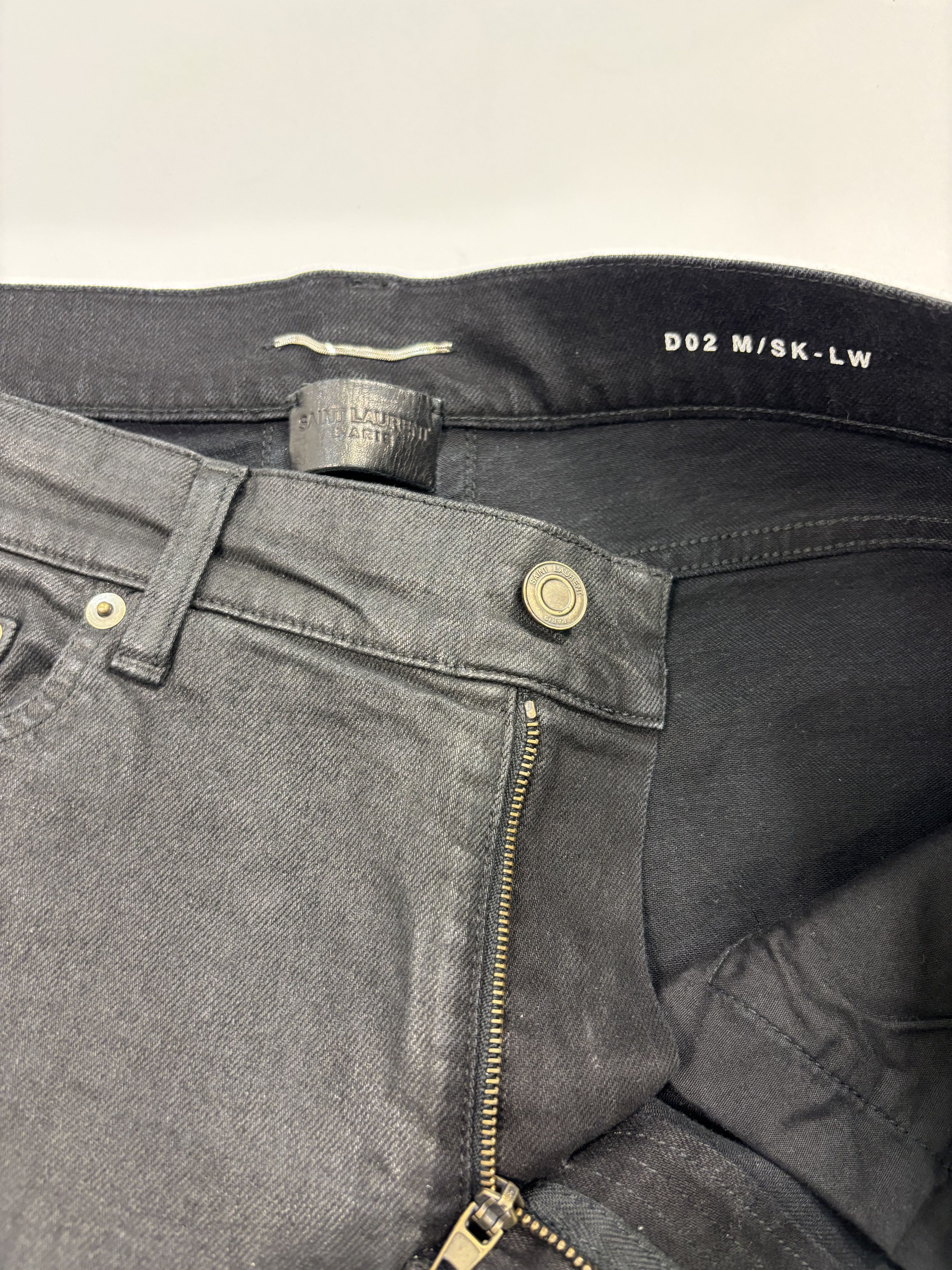 Saint Laurent Paris Saint Laurent Black Pants Size US 32 / EU 48 - 2 Thumbnail