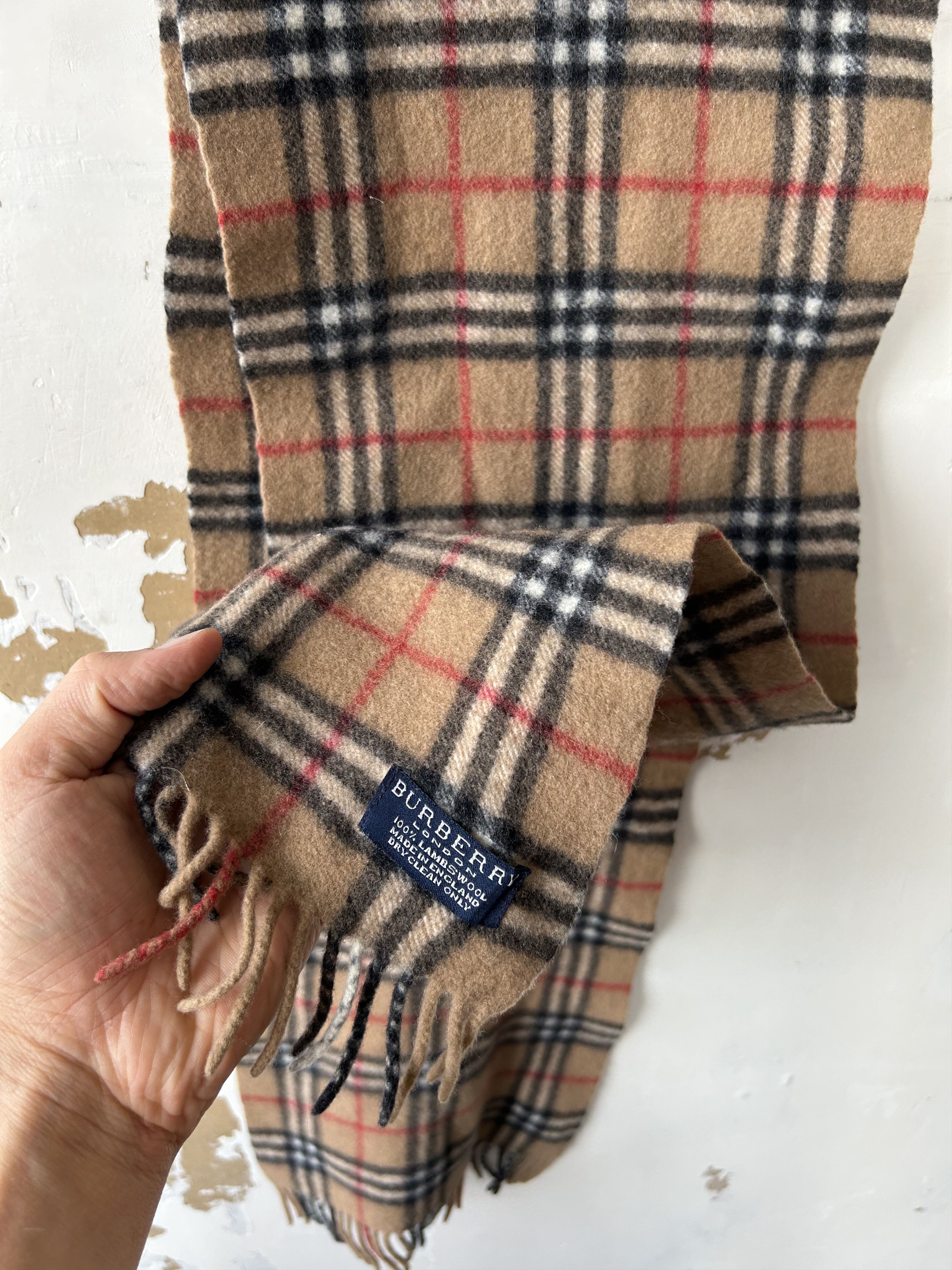 Burberry Burberry Wool Scarf / Muffler / Neckwear Size ONE SIZE - 4 Thumbnail