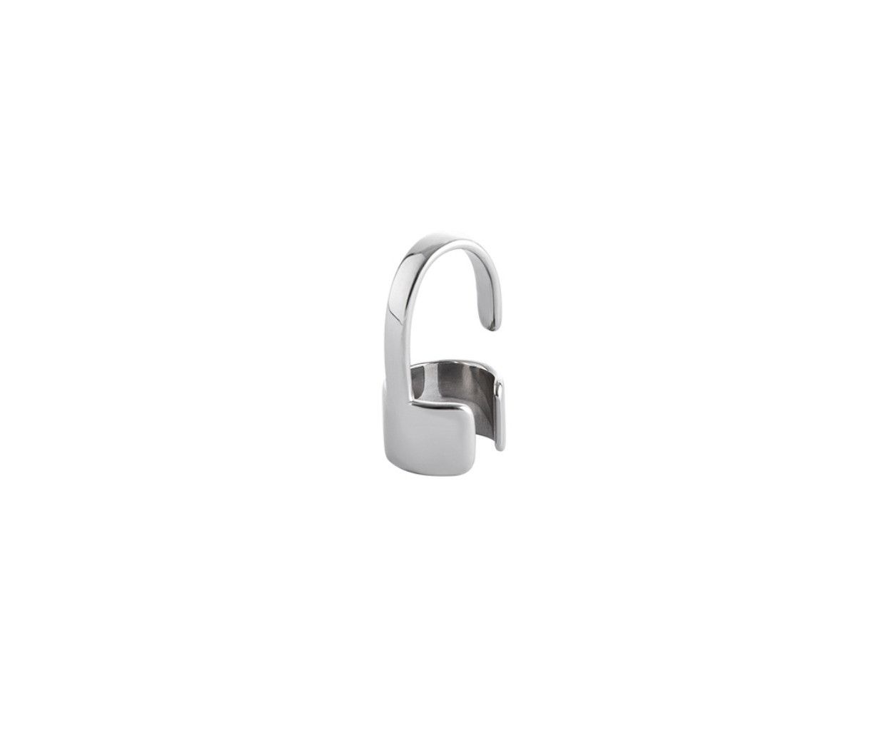 Jewelry Vibe Jewelry Rings Open Size Chrome Ring (Size 7-13) Size ONE SIZE - 3 Thumbnail