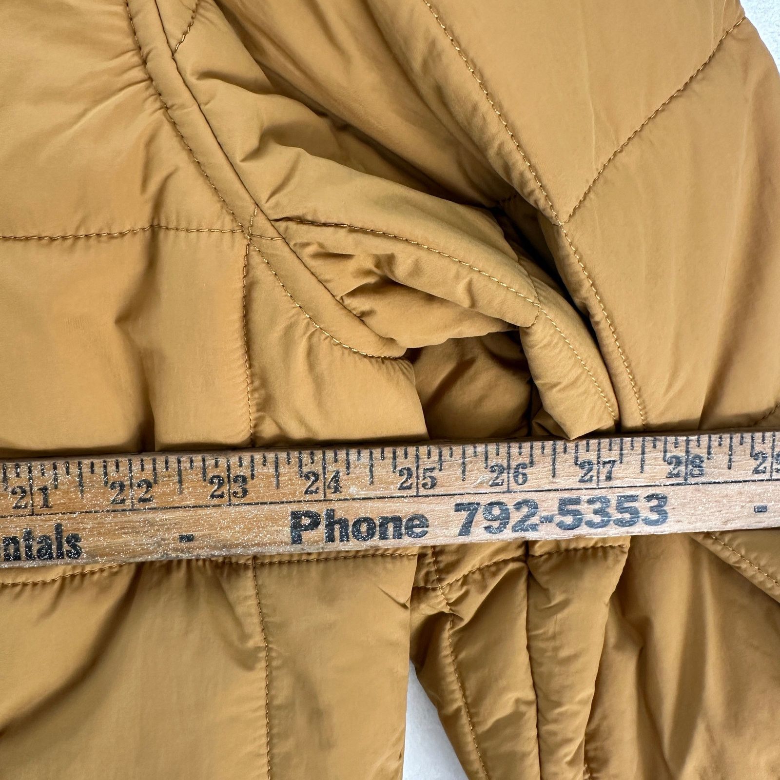 Timberland TIMBERLAND MEN'S X-LARGE WHEAT ZIP UP QUILTED CARGO JACKET Size US XL / EU 56 / 4 - 5 Thumbnail