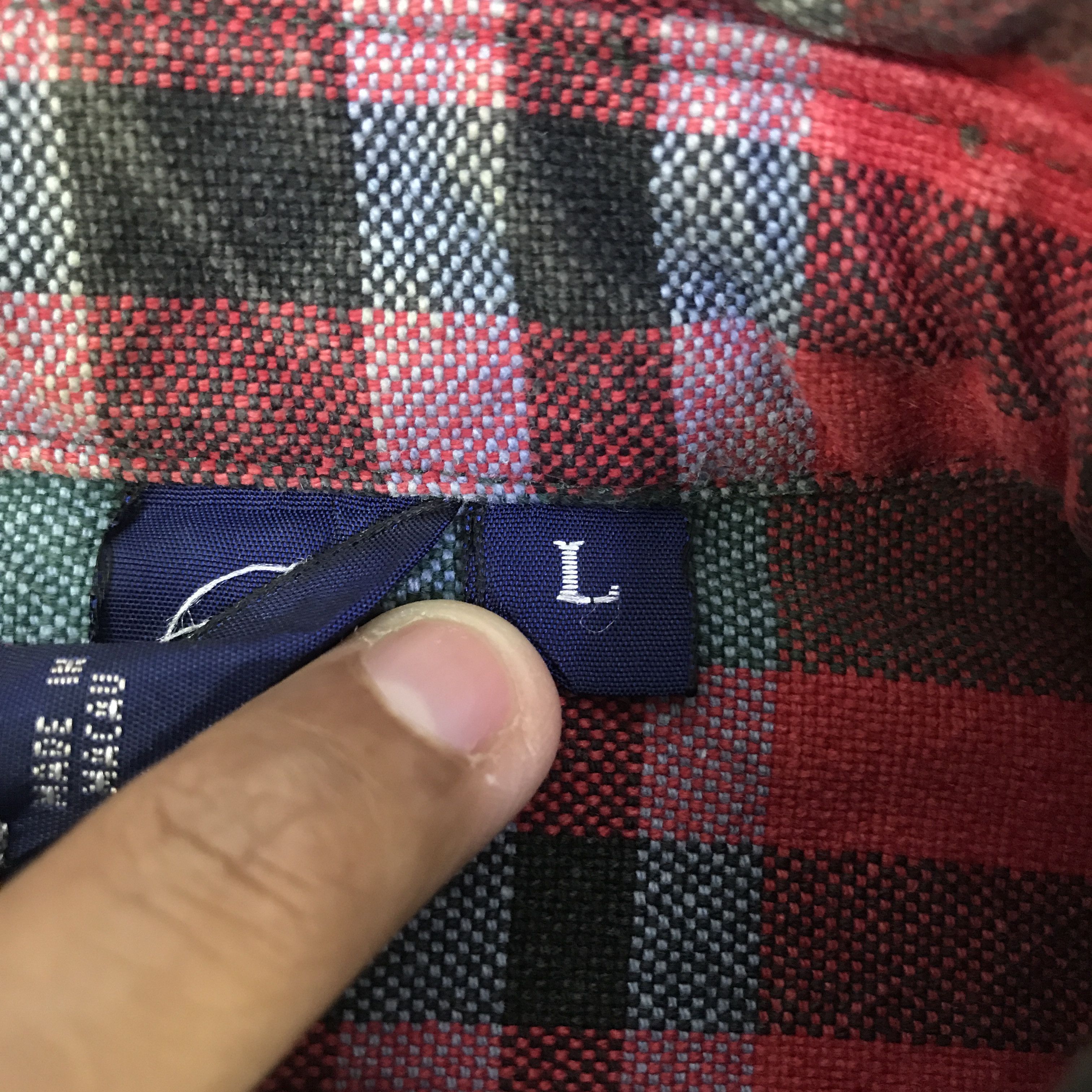 Polo Ralph Lauren Vtg Polo by Ralph Lauren tartan zip jacket K94B3 Size US L / EU 52-54 / 3 - 14 Thumbnail