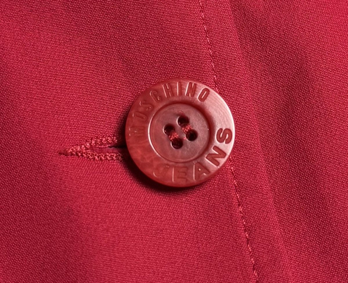 Moschino Moschino Jeans Red Cotton Blazer Jacket size US 4 UK 8 Size S / US 4 / IT 40 - 6 Thumbnail