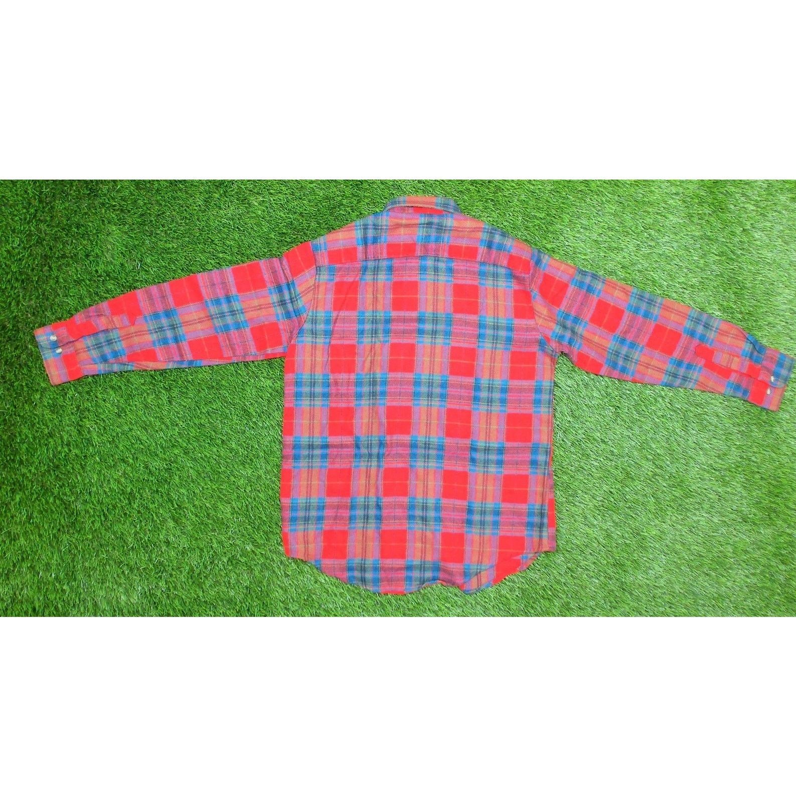 Vintage Vtg Trails End Acrylic Flannel Shirt M (Fits L) Plaid 80s Size US M / EU 48-50 / 2 - 8 Thumbnail