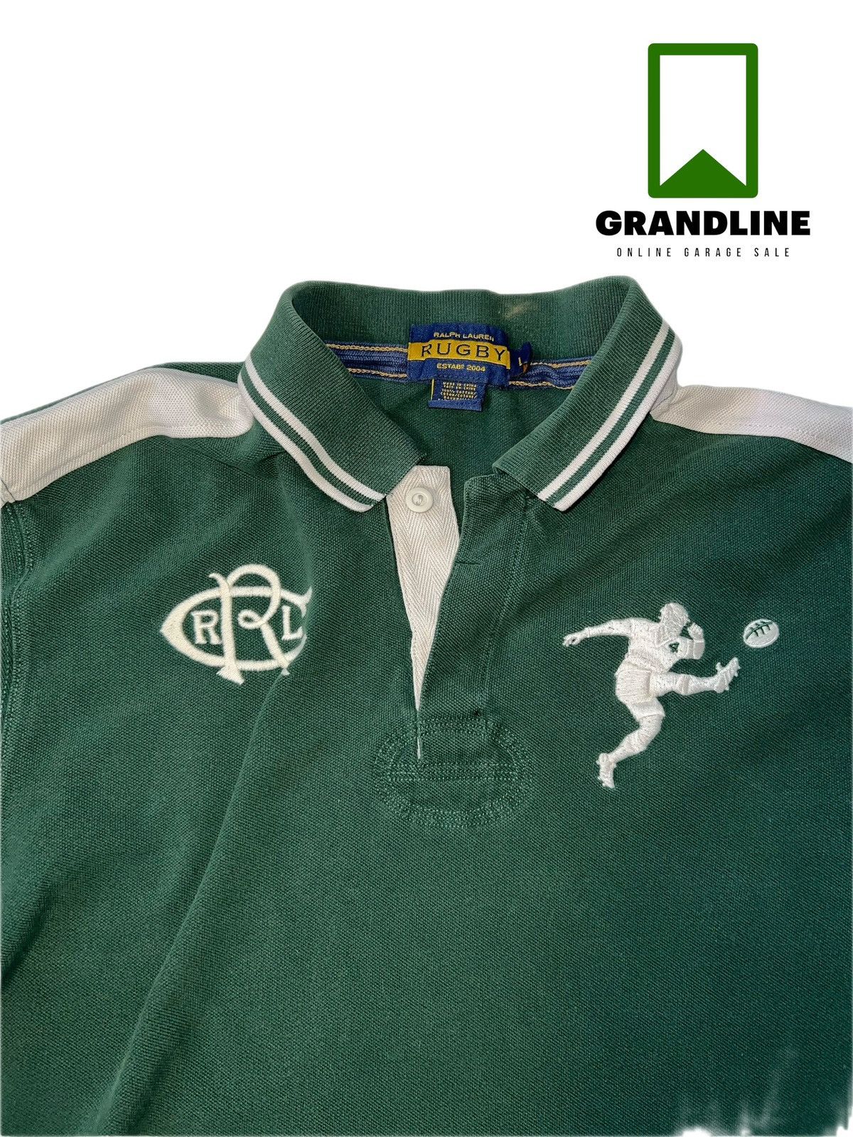 Rugby Ralph Lauren Vintage Rugby Ralph Lauren Longsleeve Polo Size US L / EU 52-54 / 3 - 1 Thumbnail
