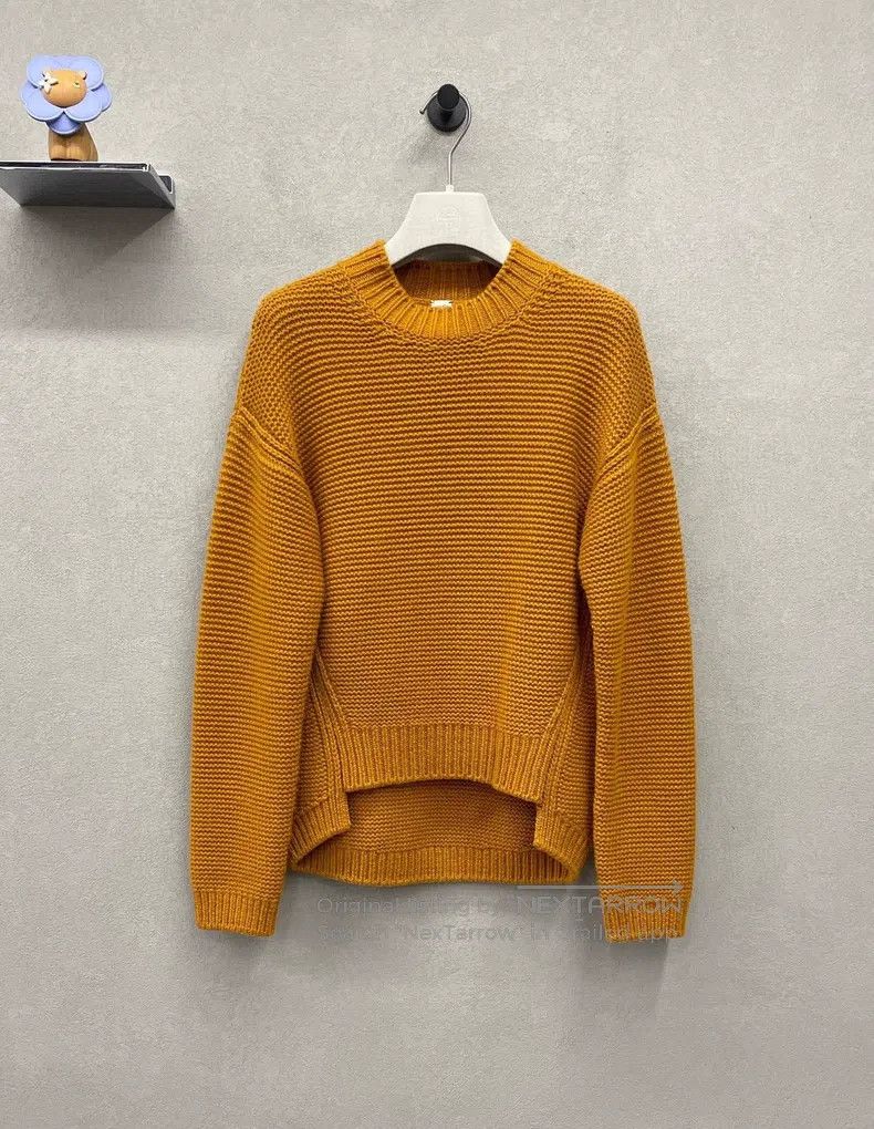 Hermes Hermes Ginger-colored knitted sweater Size XXS / US 00 / IT 34 - 1 Thumbnail