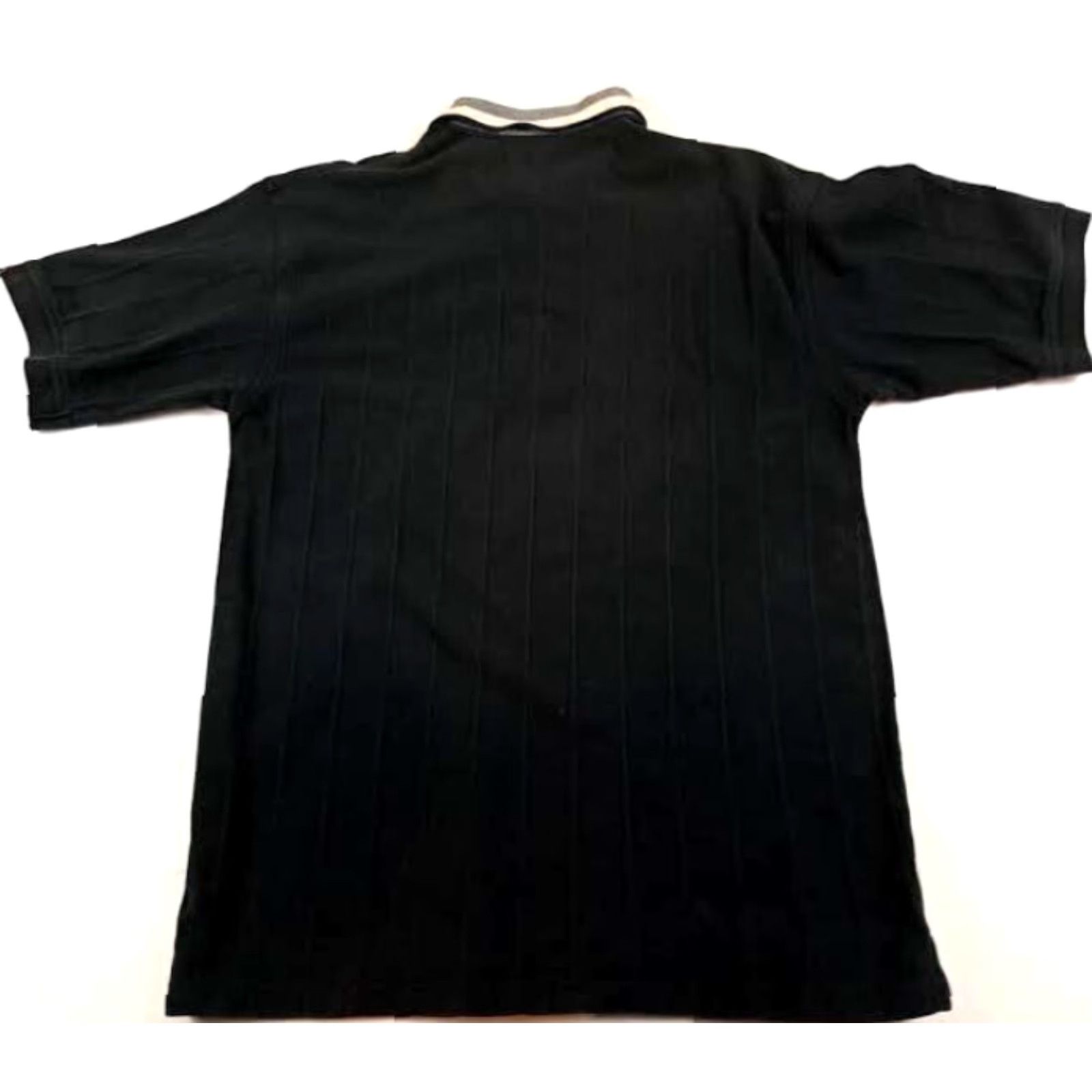 Red Wing VINTAGE Greg Norman Polo Shirt - Knit Ribbed Button-Up Golf Mens XL Black Short Sleeve Detroit Red Wing Logo Size US XL / EU 56 / 4 - 6 Thumbnail