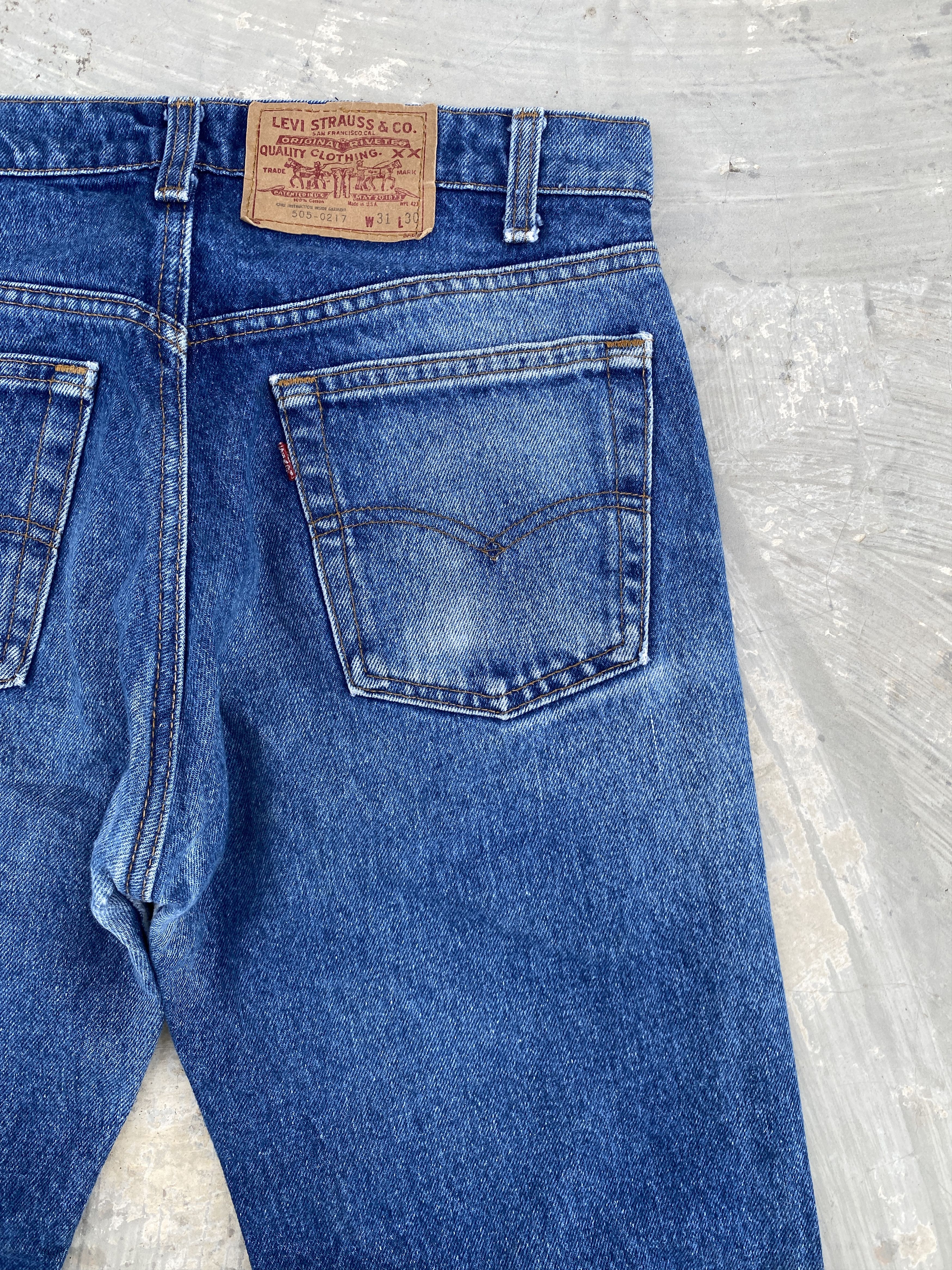 Levi's × Vintage Vintage 80s Levis 505 USA Jeans Size US 31 - 7 Thumbnail
