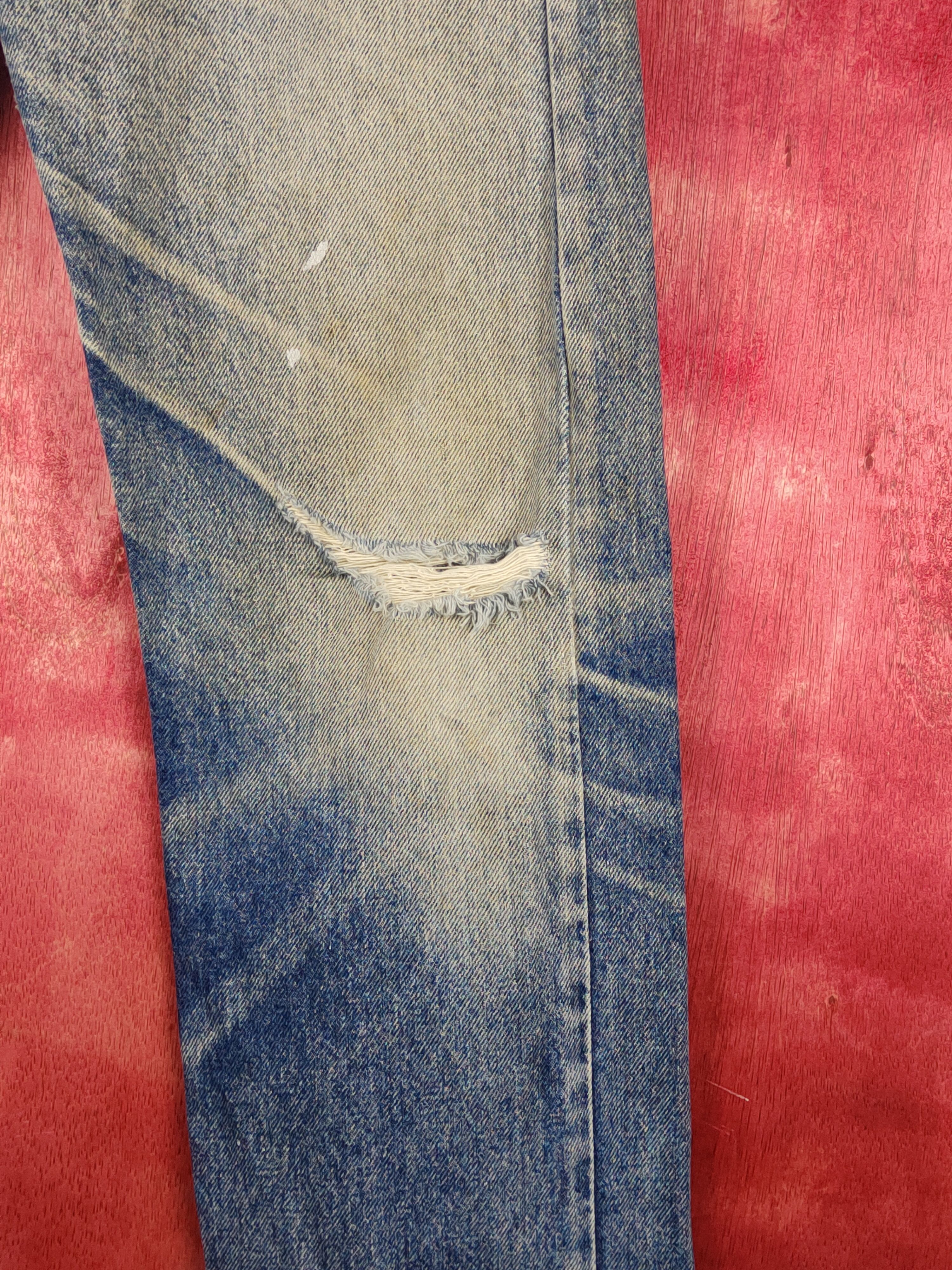 Levi's DL 505 Levi's vintage Distressed ripped Denim #S1595 Size US 28 / EU 44 - 7 Thumbnail