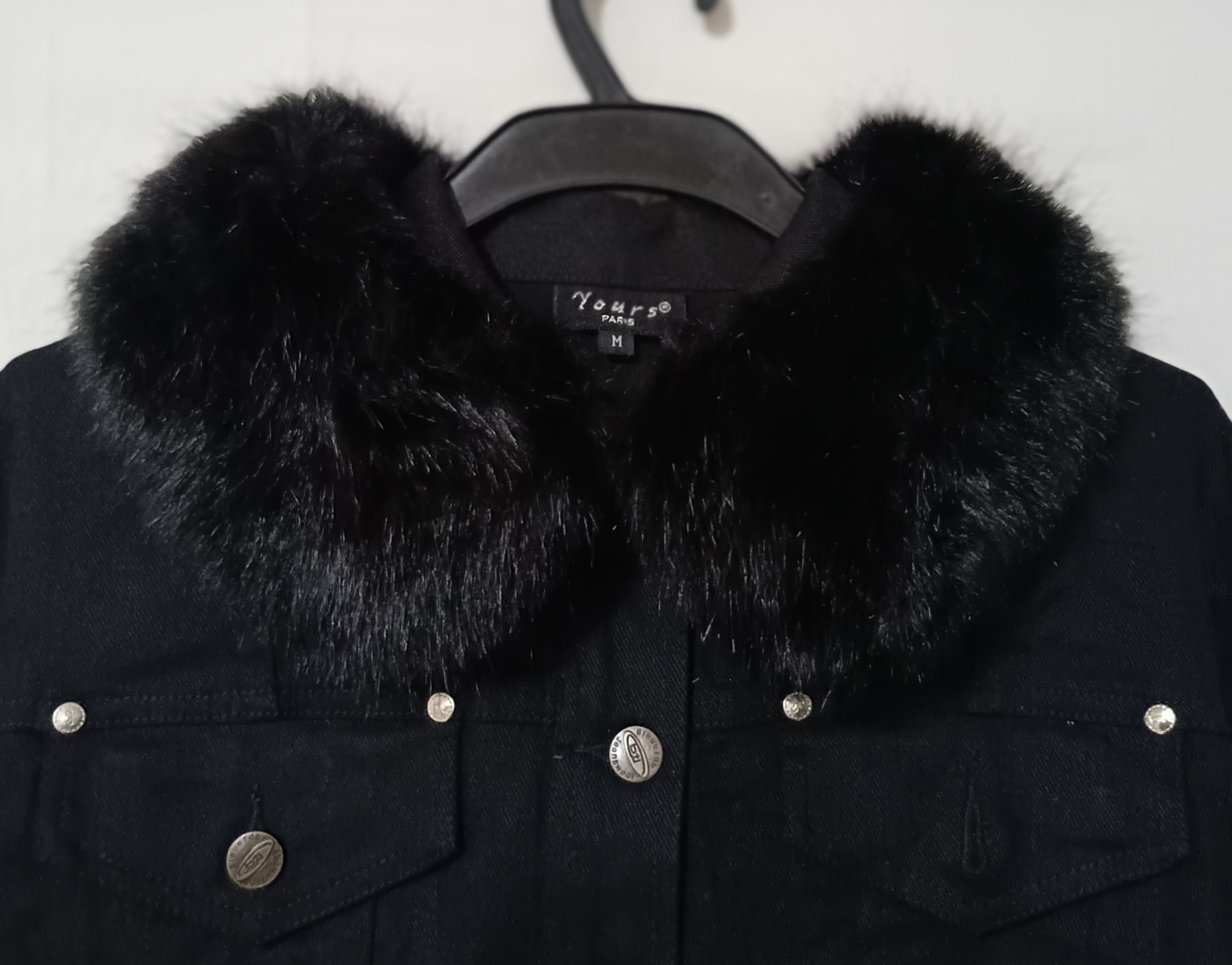 Tornado Mart 🇯🇵00's Asymmetric Lace infusion Fur Jackets Size M / US 6-8 / IT 42-44 - 9 Thumbnail
