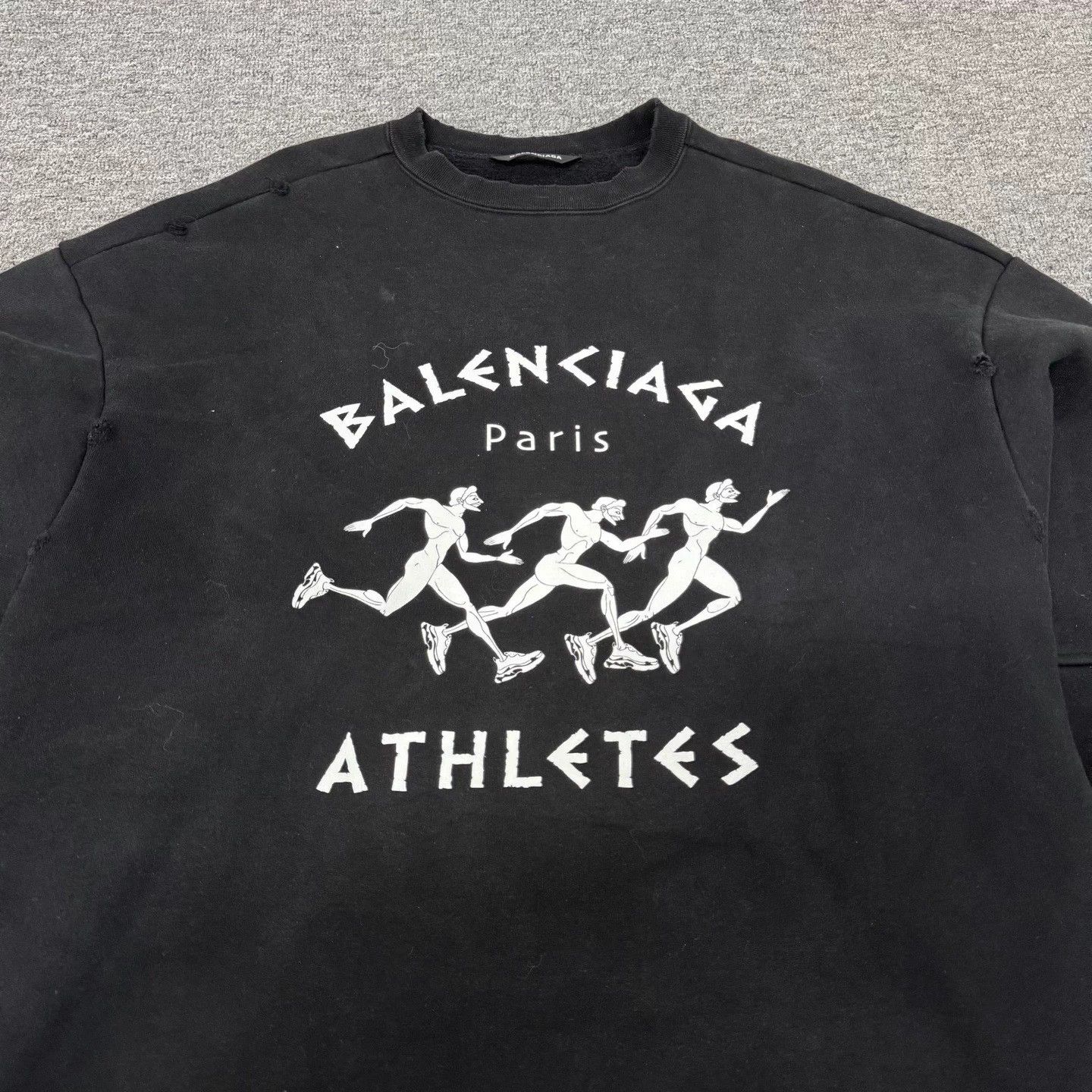 Balenciaga Balenciaga SS21 Marathon Destroyed Hoodie Size S 99 New Size US S / EU 44-46 / 1 - 5 Thumbnail