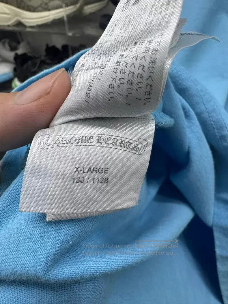 Chrome Hearts CHROME HEARTS Size XL Blue long sleeves Size US XL / EU 56 / 4 - 8 Thumbnail