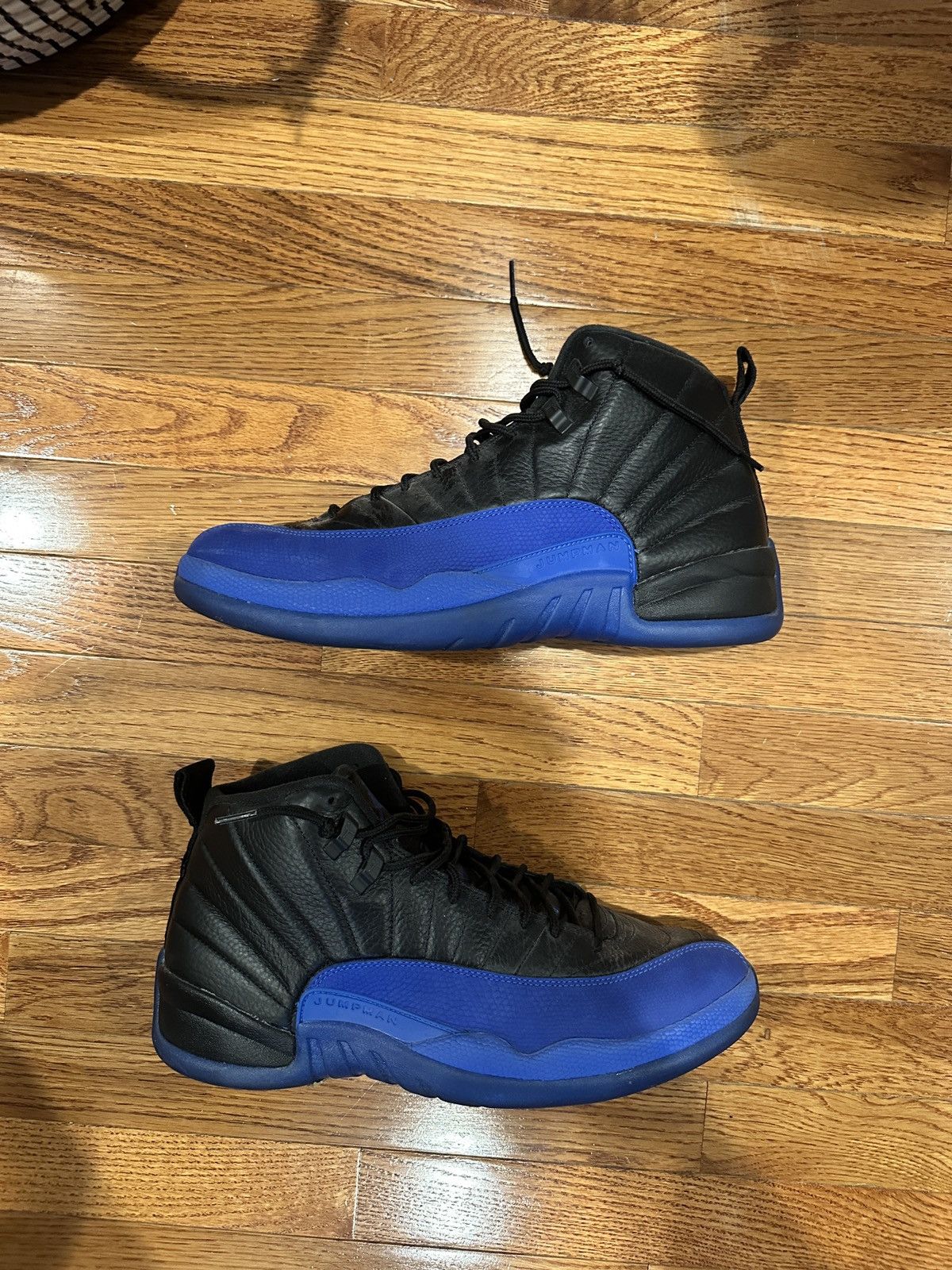 Jordan Brand Jordan 12 Black and Blue Size US 13 / EU 46 - 1 Thumbnail