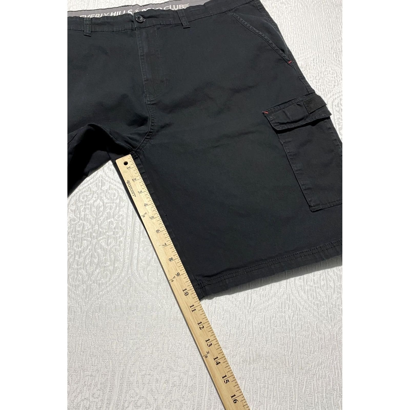 Beverly Hills Polo Club Beverly Hills Polo Club Shorts Mens 42 Black Cargo Stretch Cotton Pockets Casual Size US XL / EU 56 / 4 - 5 Thumbnail
