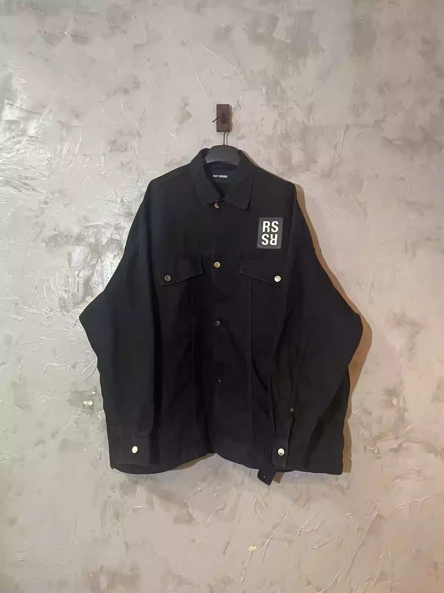 Raf Simons 21FW synchronicity slogan broad jacket