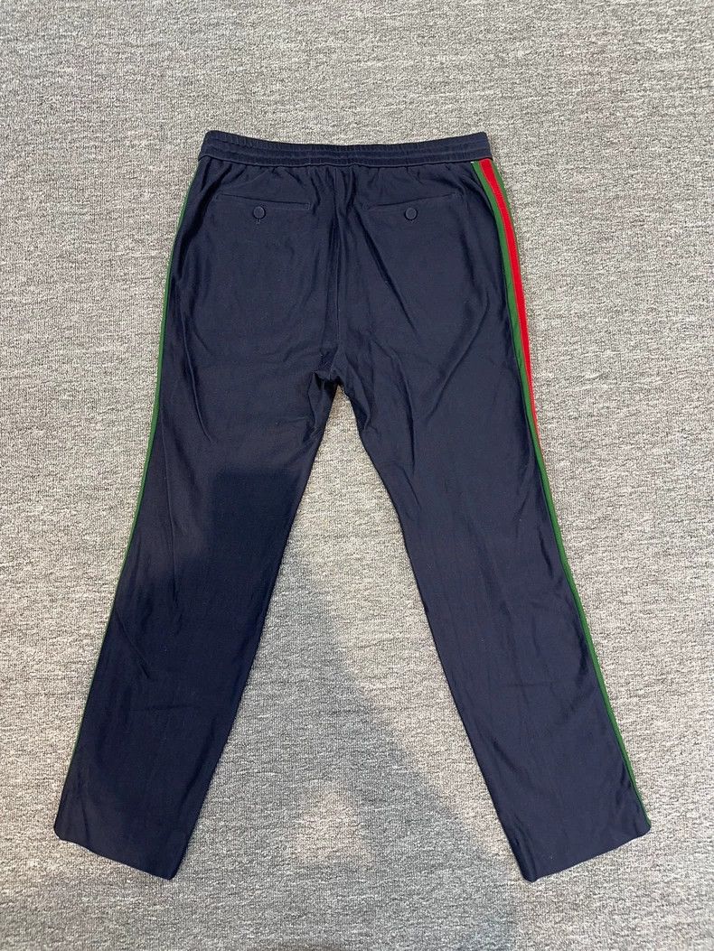 Gucci Gucci Red and green striped casual trousers trousers 2502-N Size US 34 / EU 50 - 2 Thumbnail