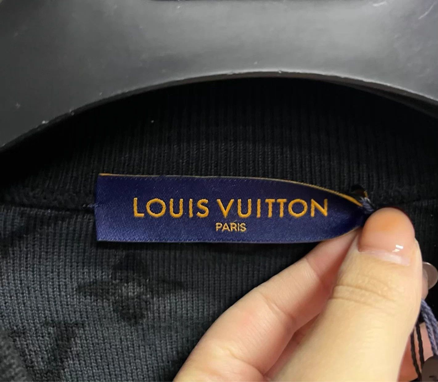 Louis Vuitton Louis Vuitton Black All-Over Print Zip Waist Jacket XXL Size US XXL / EU 58 / 5 - 3 Thumbnail