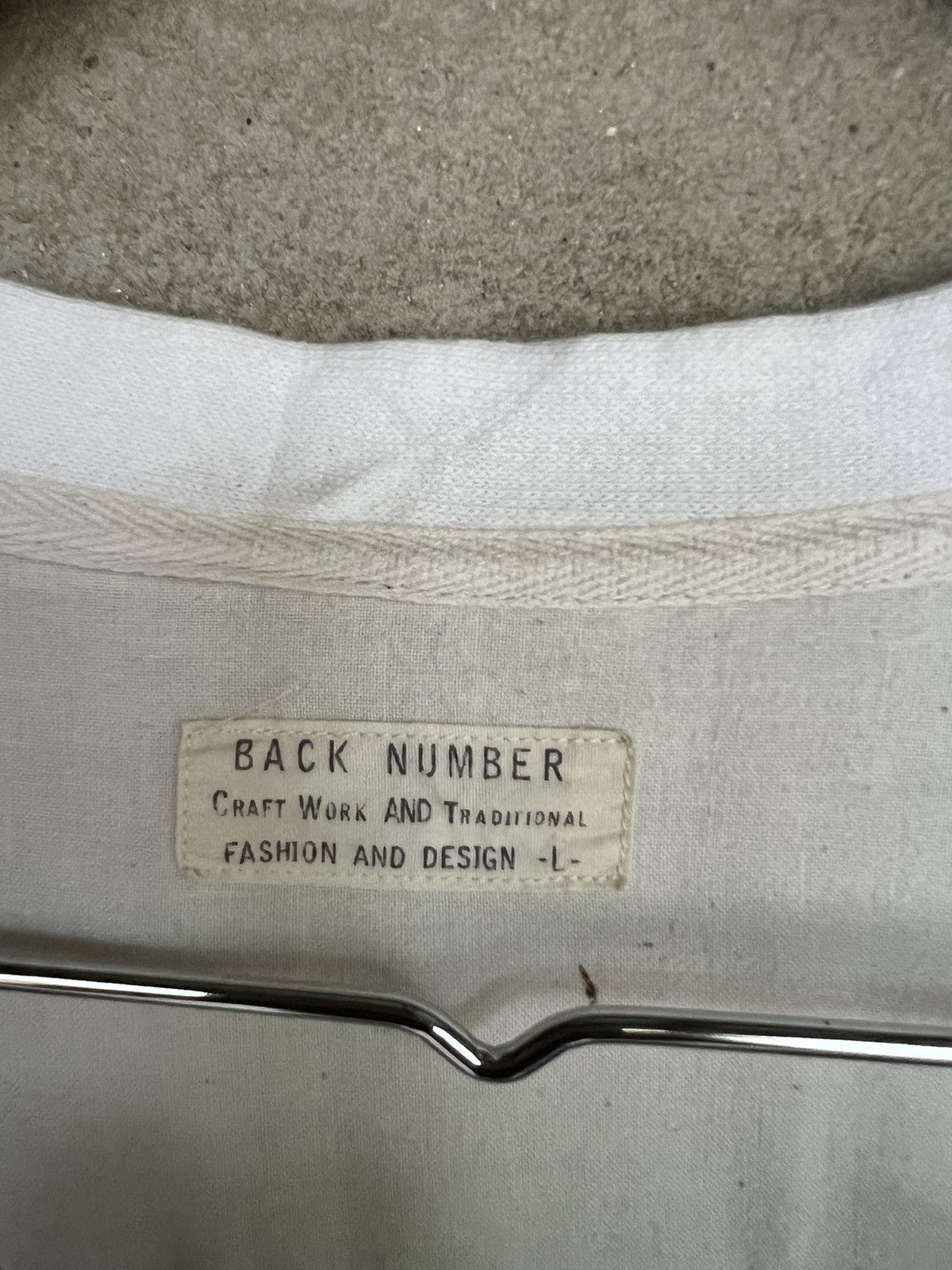 Japanese Brand Japanese Brand Back Number Cardigan Jacket Size US L / EU 52-54 / 3 - 4 Thumbnail