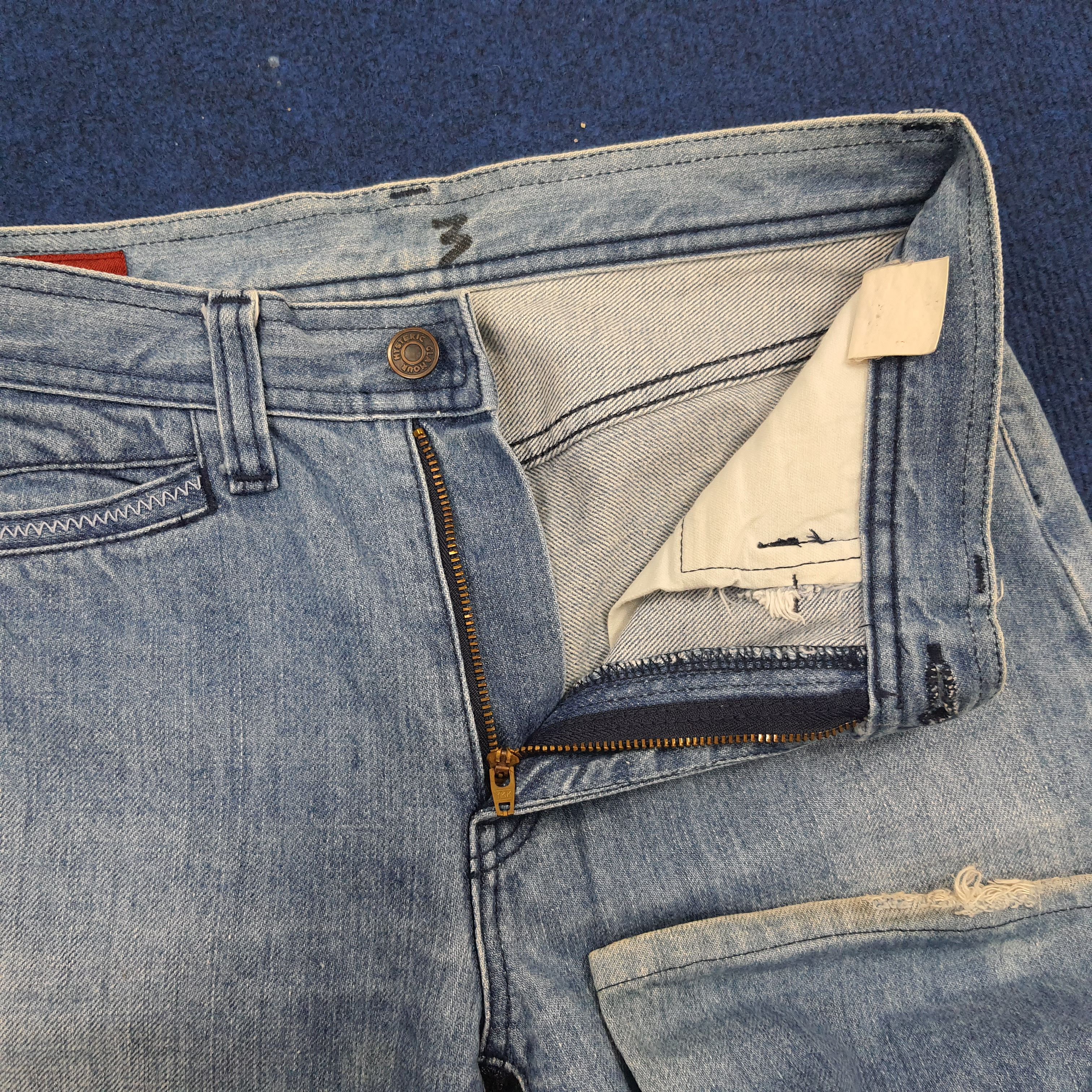 Hysteric Glamour × Japanese Brand × Vintage Vintage Hysteric Glamour Japan Brand Custom Logo Jean Size US 28 / EU 44 - 7 Thumbnail