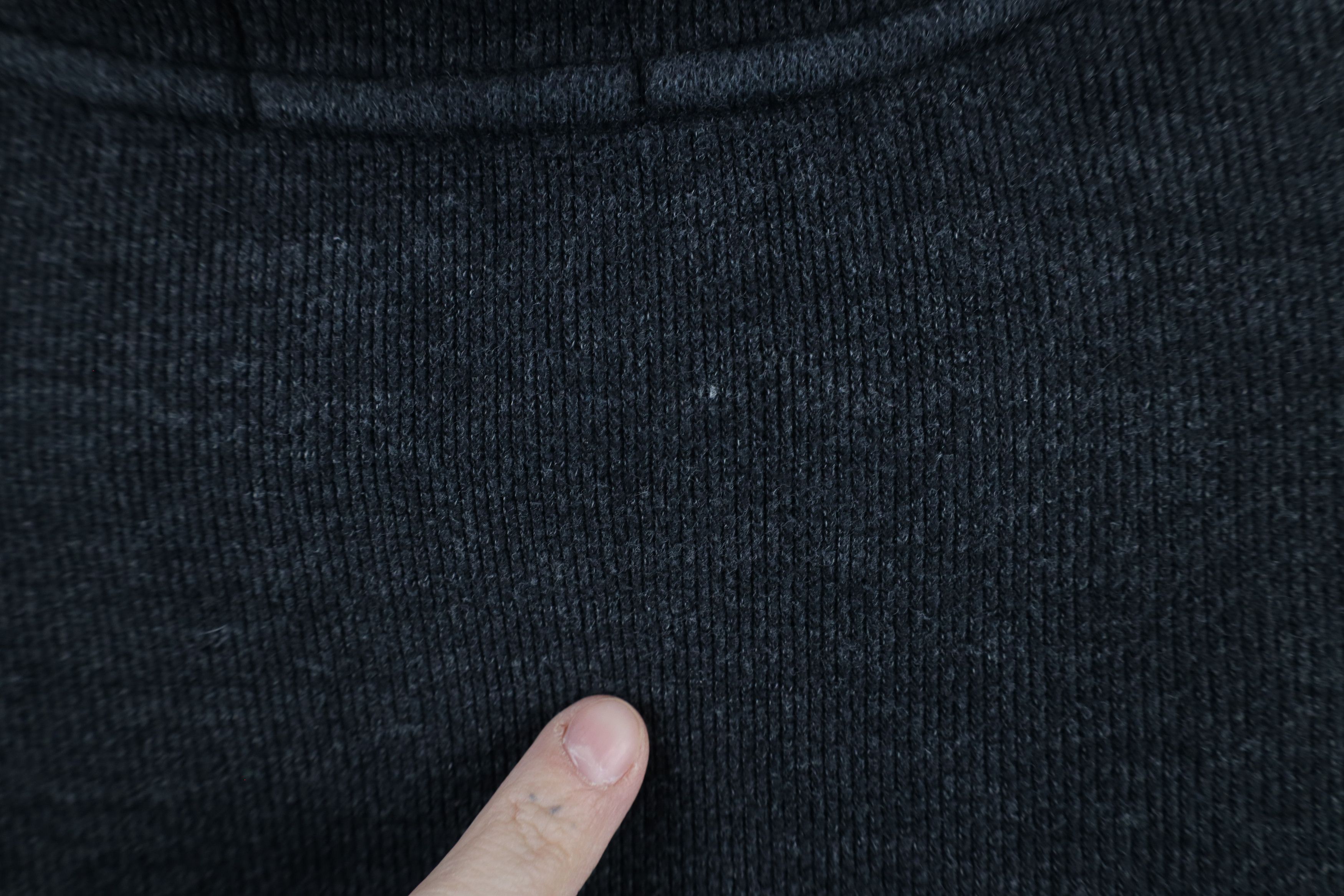 Ralph Lauren × Vintage Vintage Ralph Lauren Ribbed Knit Half Zip Sweater Gray Size US L / EU 52-54 / 3 - 9 Thumbnail