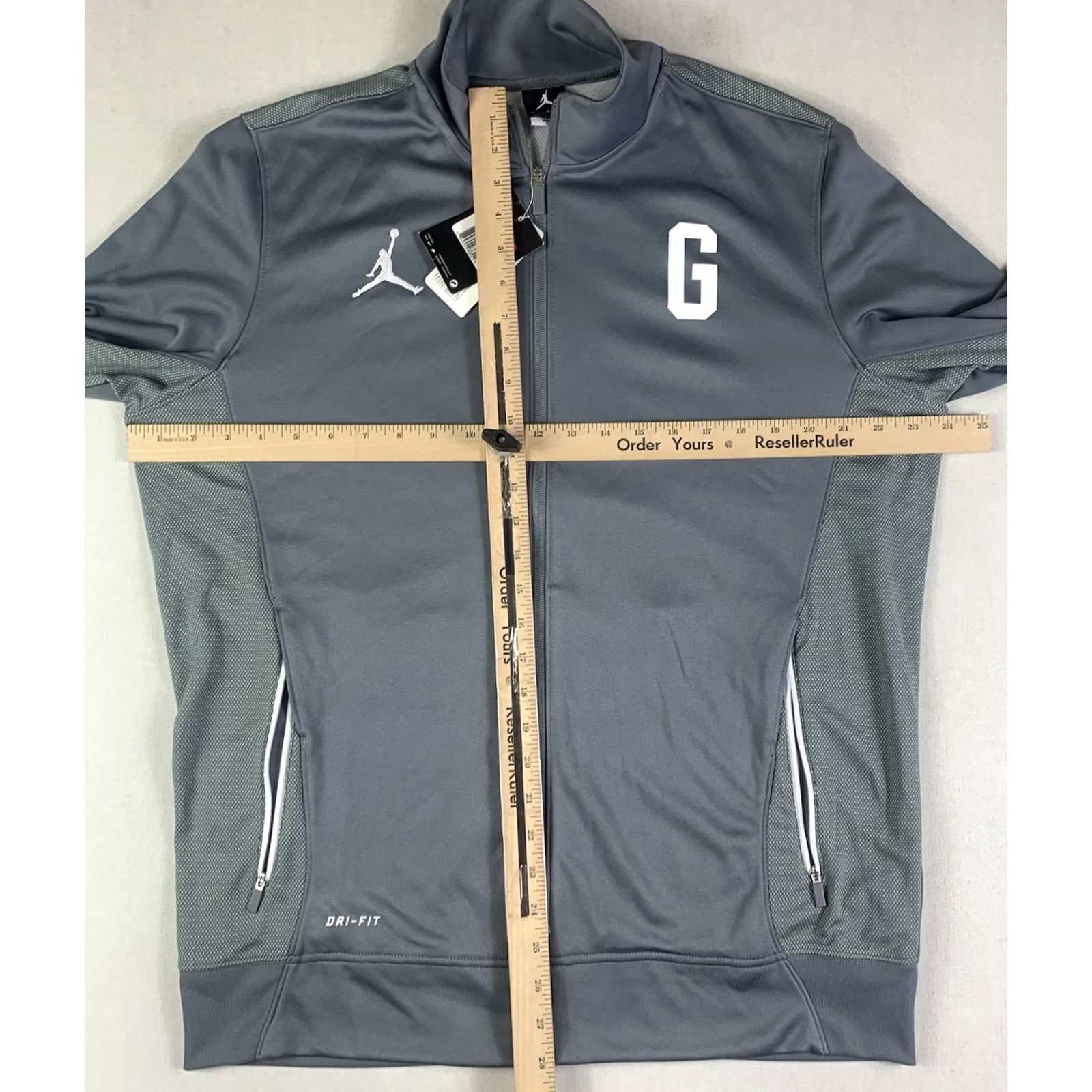 Nike Nike Georgetown Hoyas Men's Air Jordan Dri-Fit Jacket Full Zip 696736-065 Large Gray Basketball Track Jacket Men L Size US L / EU 52-54 / 3 - 5 Thumbnail