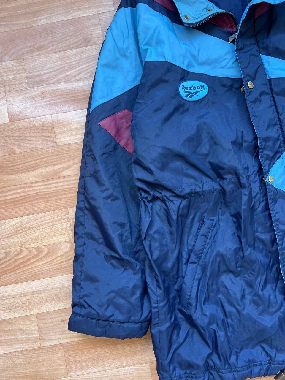 Vintage 195/97 ASTON VILLA FOOTBALL SOCCER BENCH COAT REEBOK JACKET Size US L / EU 52-54 / 3 - 6 Thumbnail
