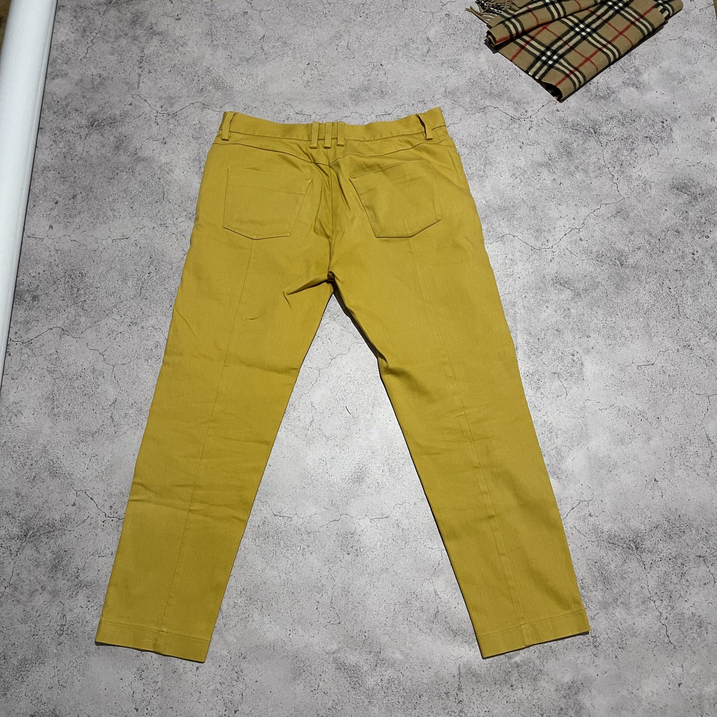 Gucci GUCCI old money skinny yellow denim pants Size US 34 / EU 50 - 8 Thumbnail