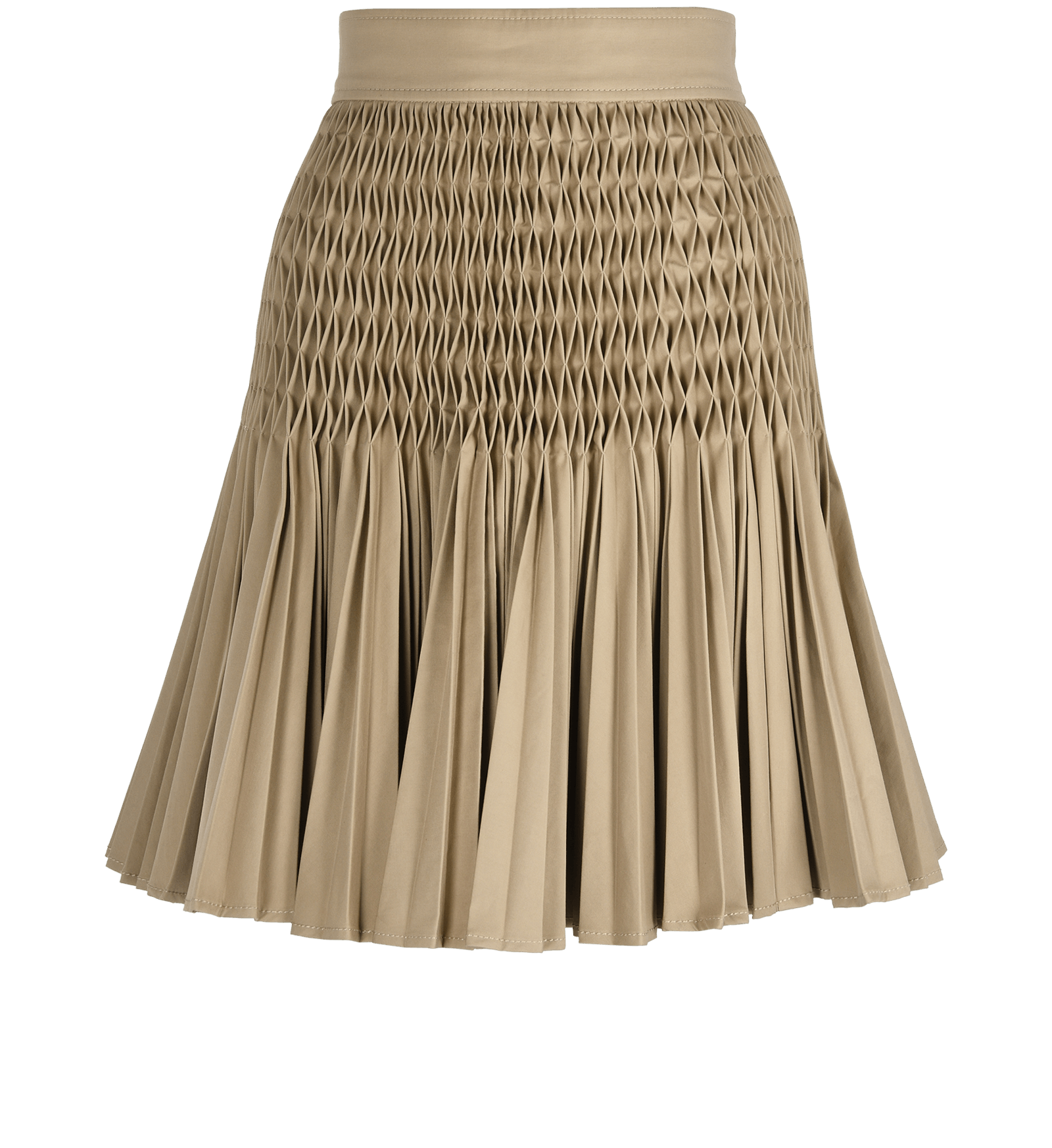 Dior o1y0825 Mini Skirt in Beige Size 28" / US 6 / IT 42 - 2 Thumbnail