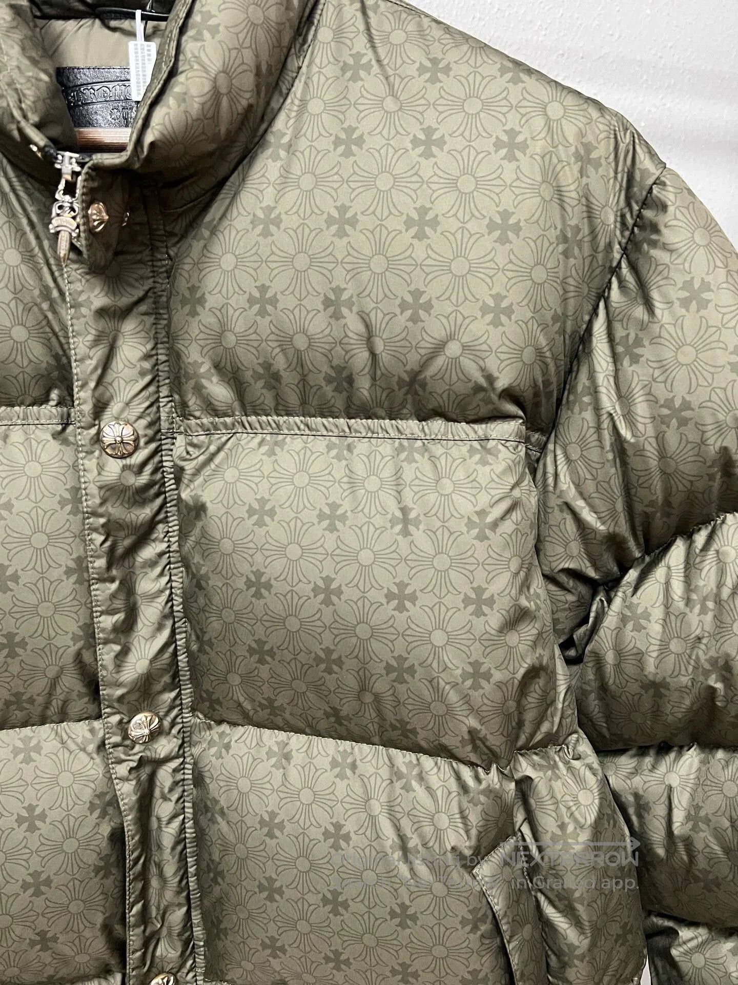 Chrome Hearts chrome hearts green printed puffer jacket. Size US M / EU 48-50 / 2 - 3 Thumbnail