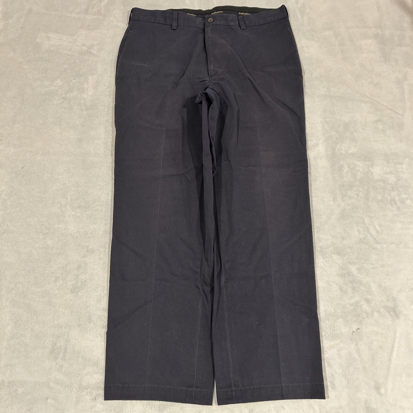 Brooks Brothers Beyond Baggy Pants 35x28 Advantage Chino Clark Action Slacks Size US 35 - 1 Thumbnail