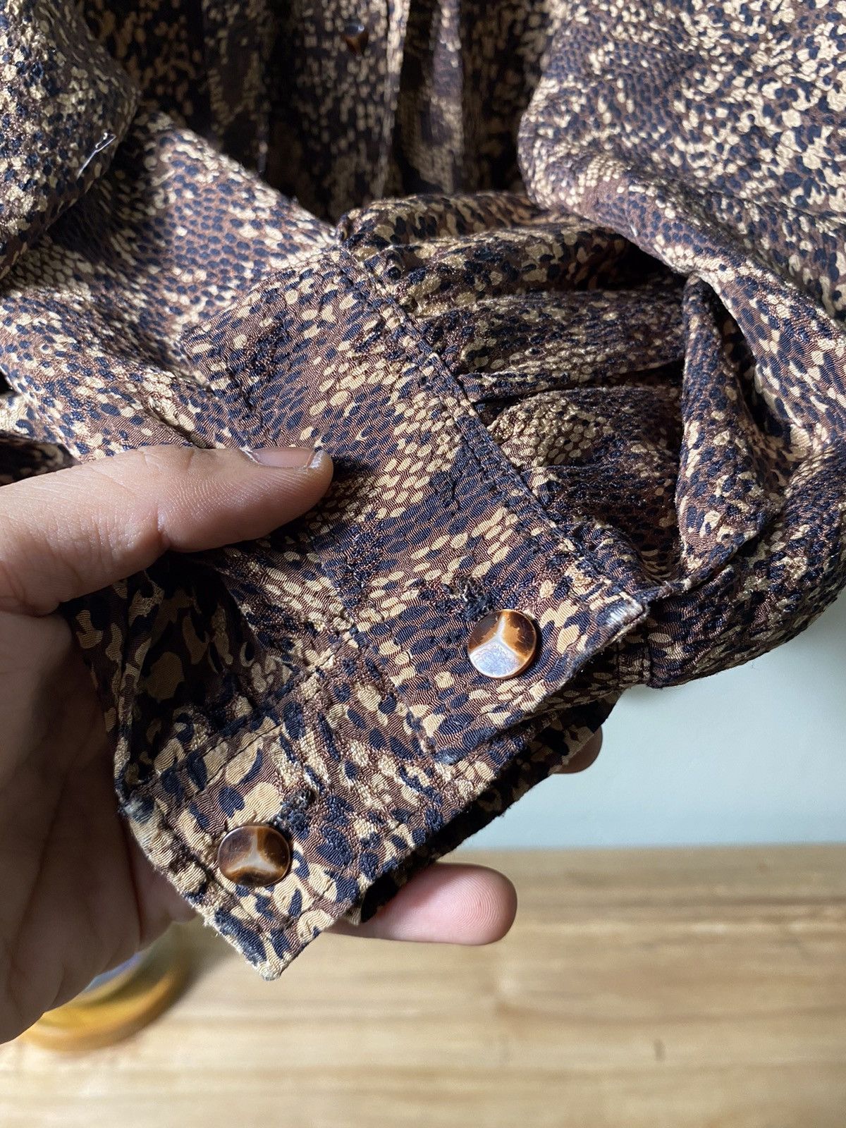 Other × Vintage RARE Amazing Botton Ups Snake Motif Size ONE SIZE - 5 Thumbnail