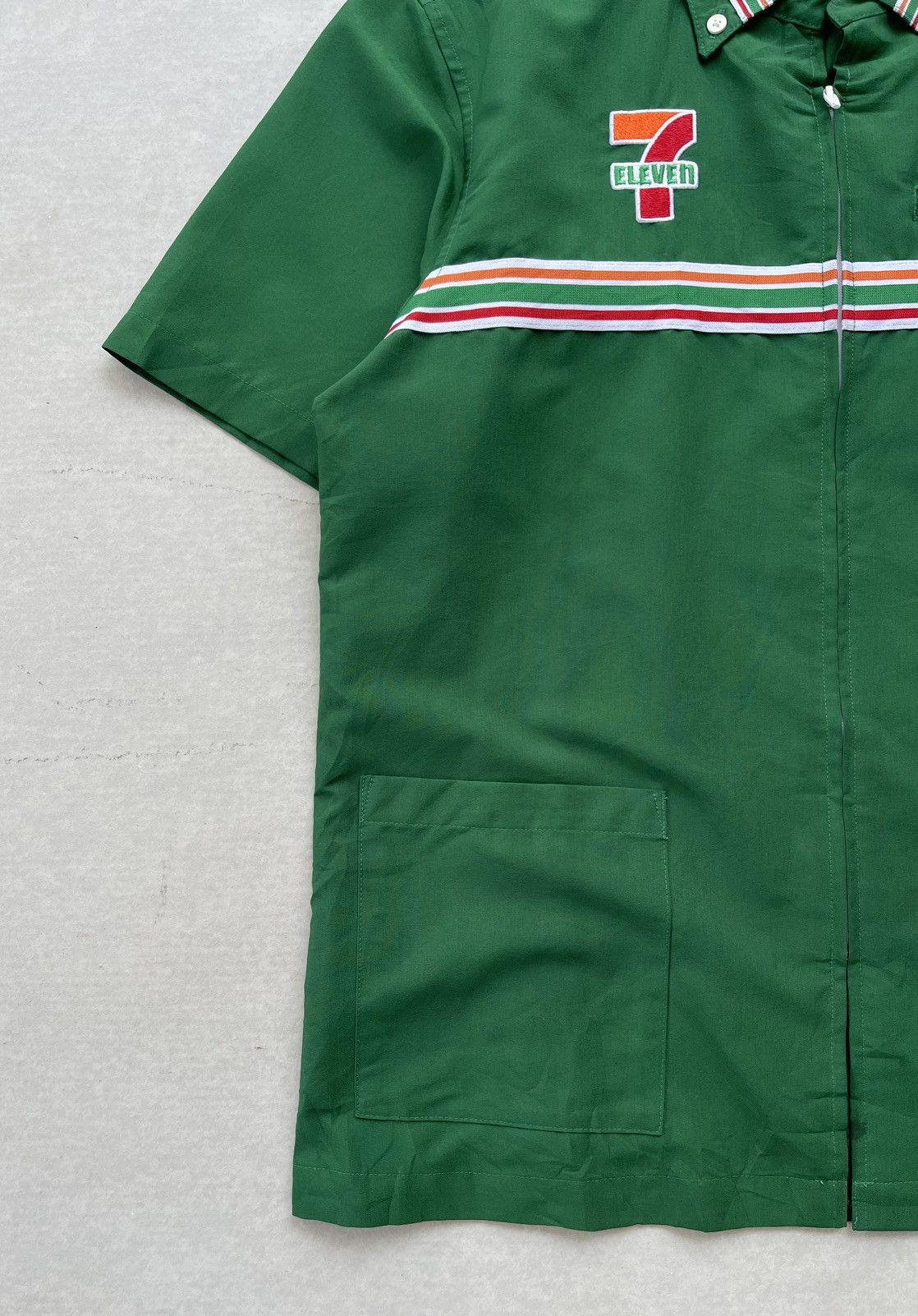 Japanese Brand Vintage 7-ELEVEN Uniform Shirt/Jacket Zip Up Size US L / EU 52-54 / 3 - 5 Thumbnail