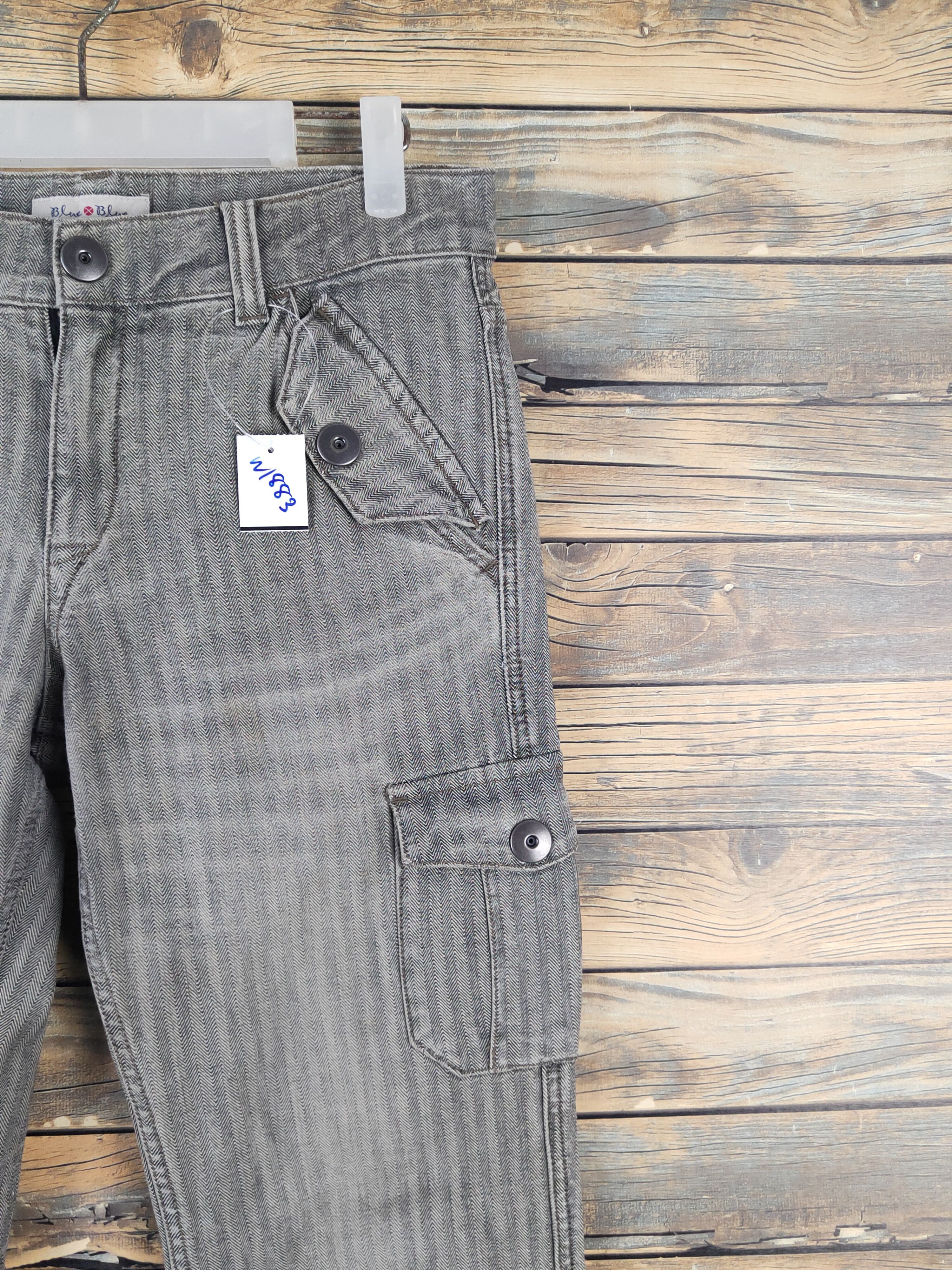 Blue Blue Japan DL Blue by Blue Black White Multipocket Cargo Pants #W1883 Size US 29 - 5 Thumbnail