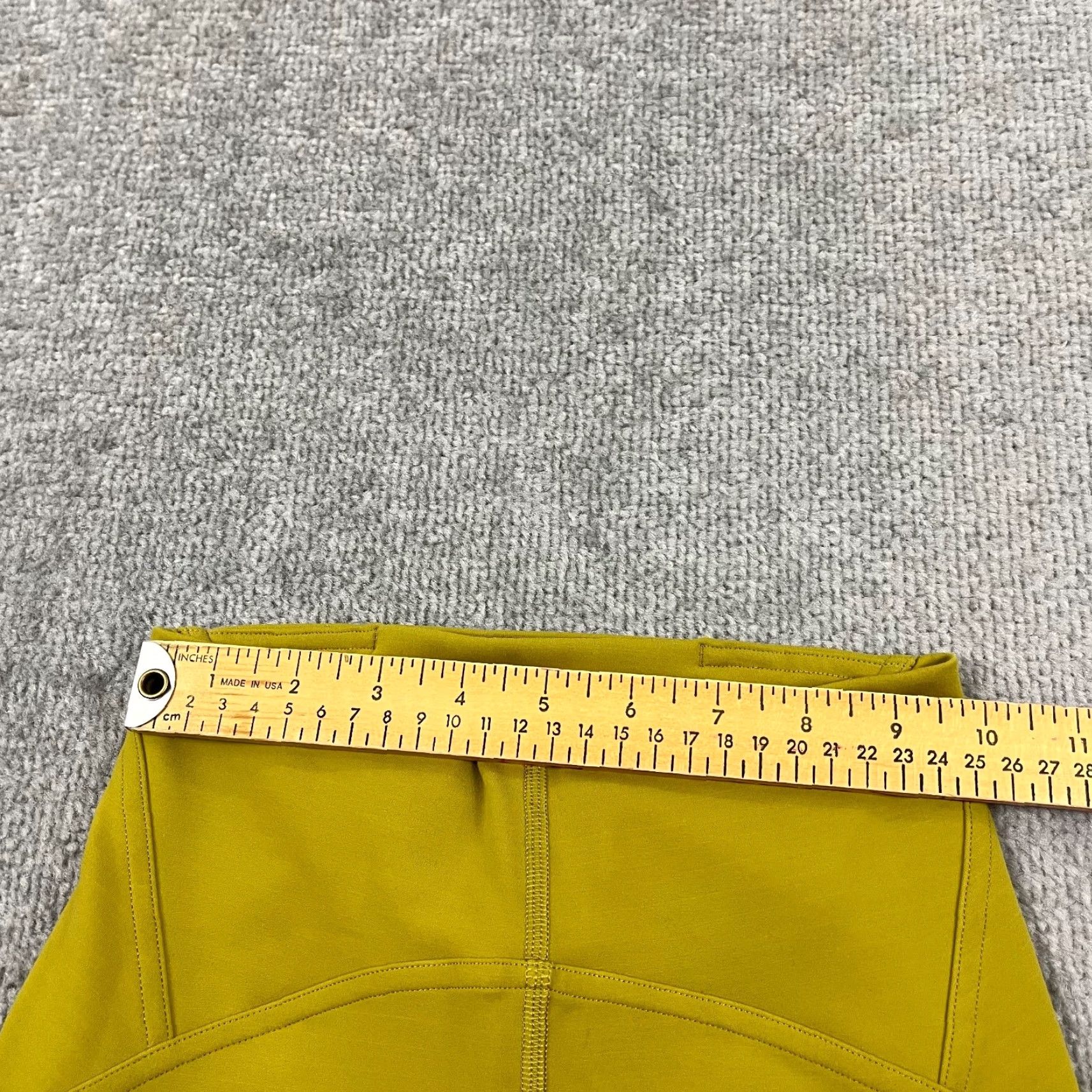 Lululemon Lululemon Instill Tights Women Sz 2 / 25" Yellow Mid Rise Active Yoga Gym 5DWPS Size ONE SIZE - 5 Thumbnail
