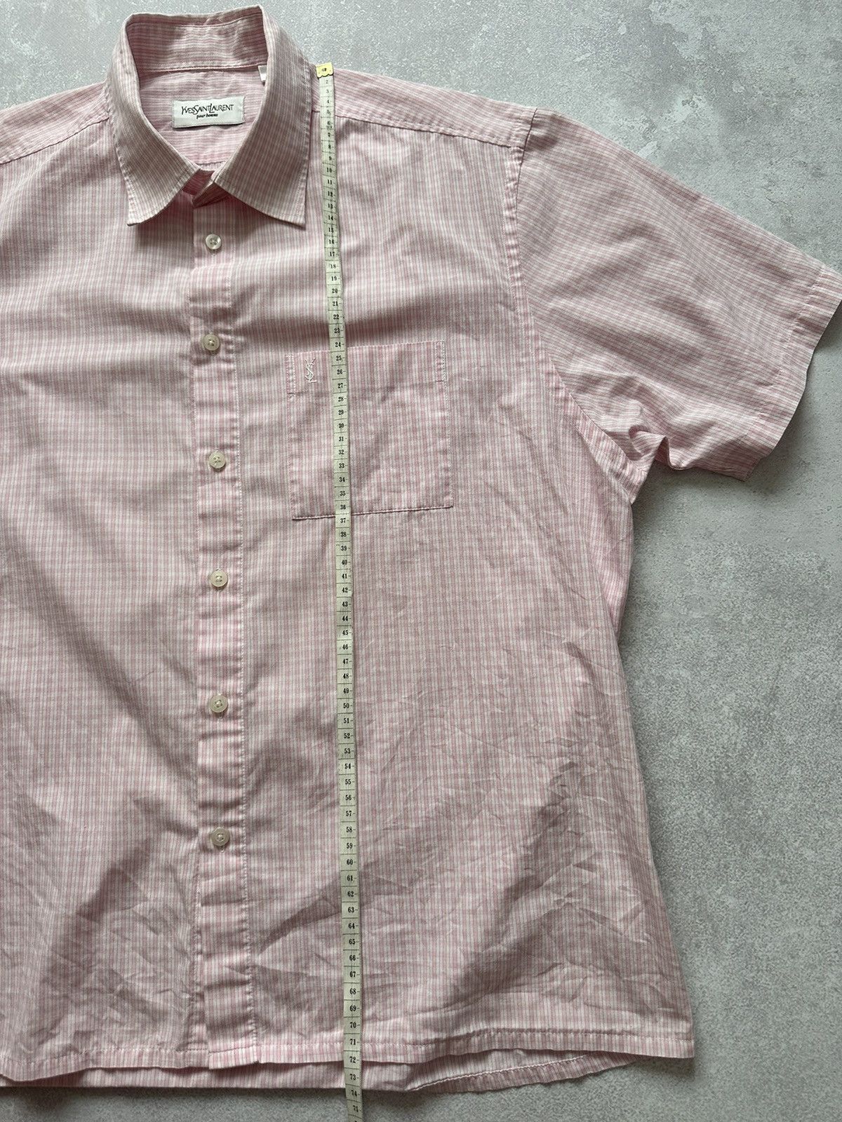 Vintage × Yves Saint Laurent Shirts Short Sleeve YSL Yves Saint Laurent Vintage Size XL Size US XL / EU 56 / 4 - 5 Thumbnail