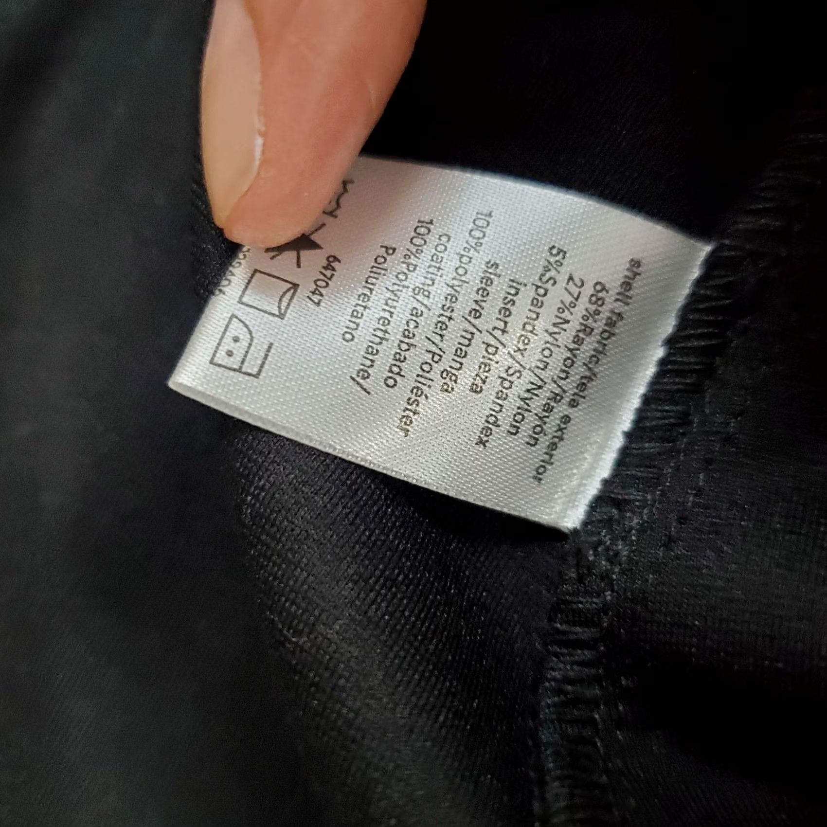 Venus Venus Blouse Womens Size L Black Sheer Balloon Sleeve Square Neck Back Zip Shirt Size L / US 10 / IT 46 - 7 Thumbnail