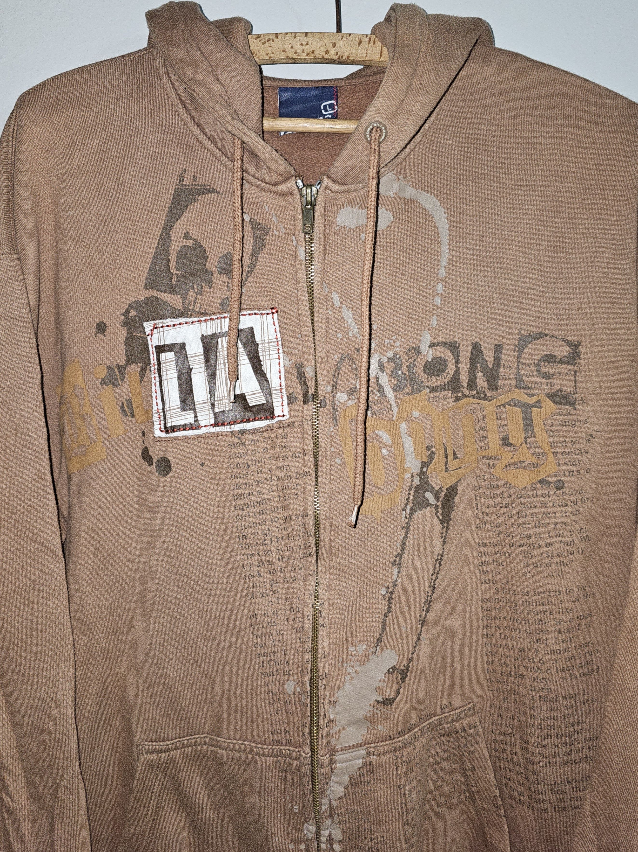 Billabong Billabong y2k Graffiti Brown Zipper Size US L / EU 52-54 / 3 - 3 Thumbnail