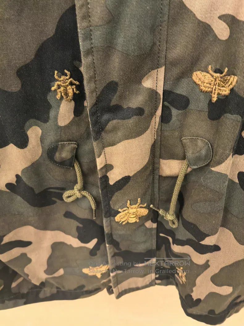 Valentino Valentino Camouflage embroidered trench coat Size L / US 10 / IT 46 - 3 Thumbnail