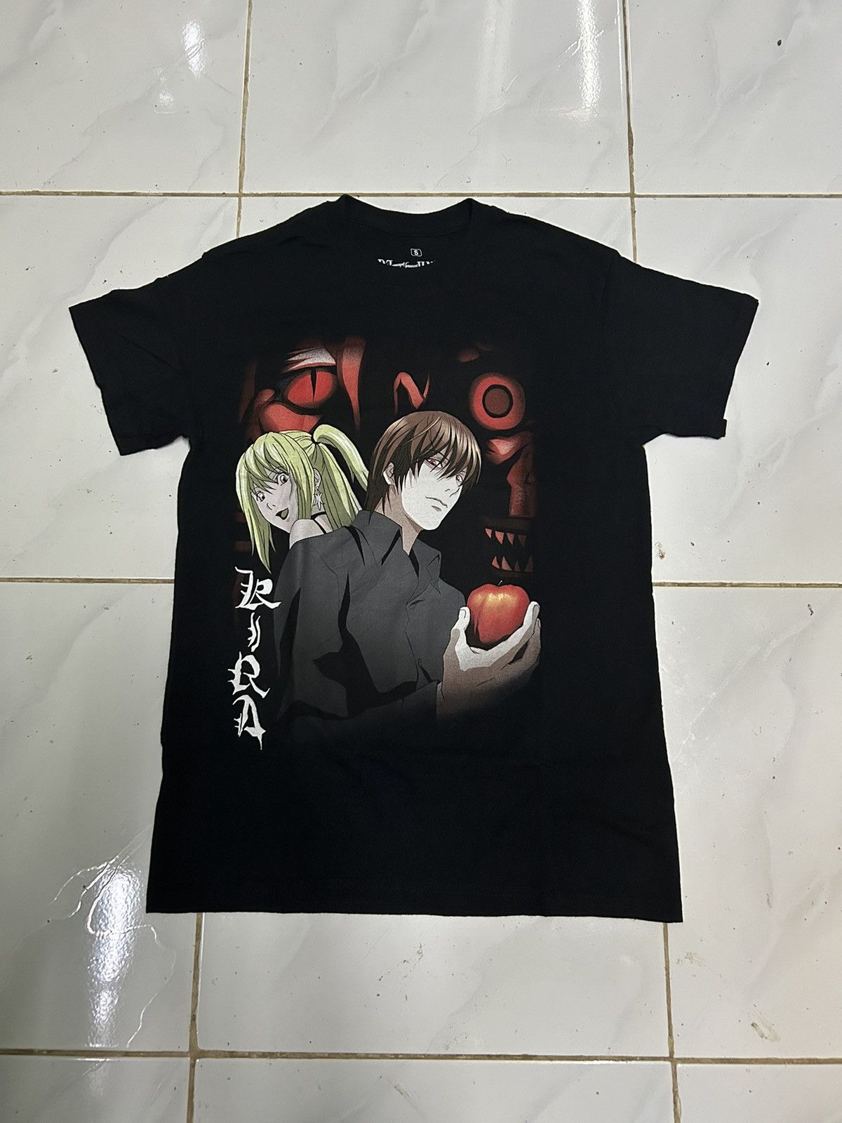 Anime × Japanese Brand × Vintage Death Note Rare Big Logo Shirt ☠️☠️ Size US S / EU 44-46 / 1 - 2 Thumbnail