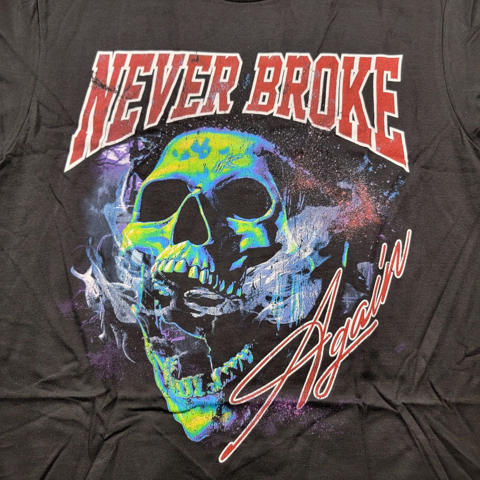 NBA Young Boy Never Broke Again Smoking Skull Tee Black Sz XL Size US XL / EU 56 / 4 - 3 Thumbnail