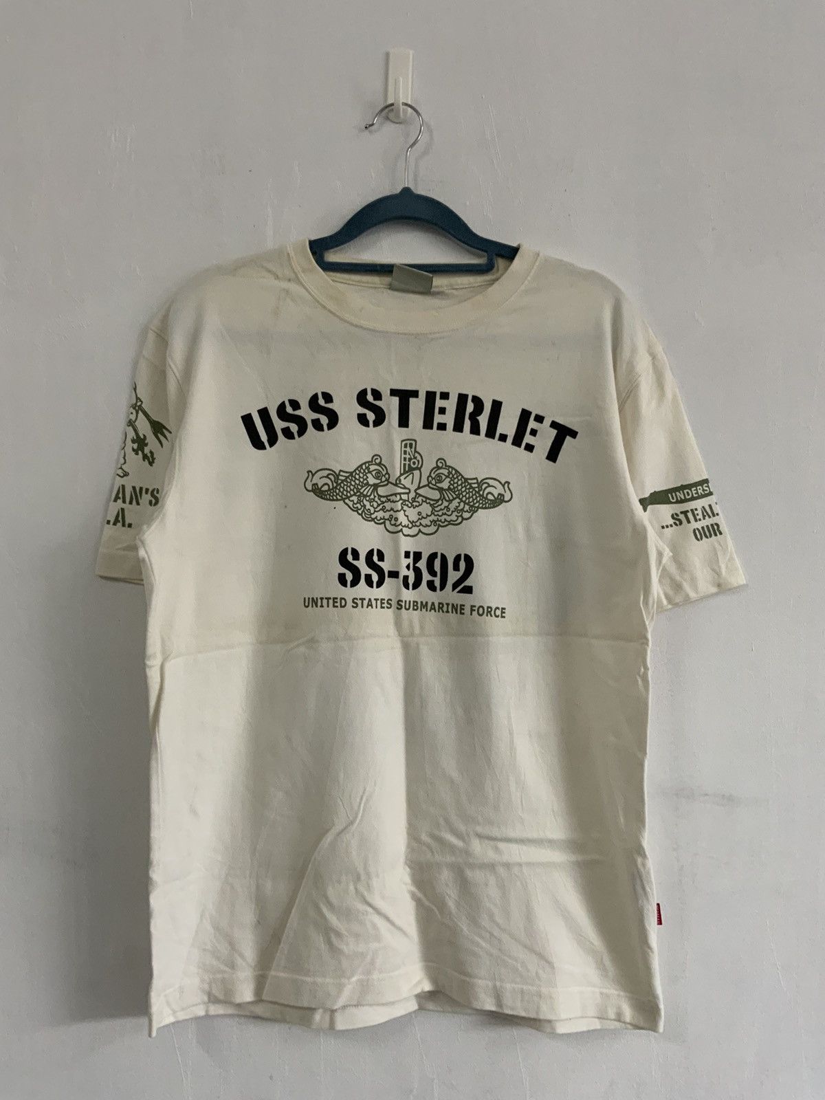 Tedman Vintage Tedman Loopwheel Rusty Stain USS Sterlet Tee Size US M / EU 48-50 / 2 - 2 Thumbnail