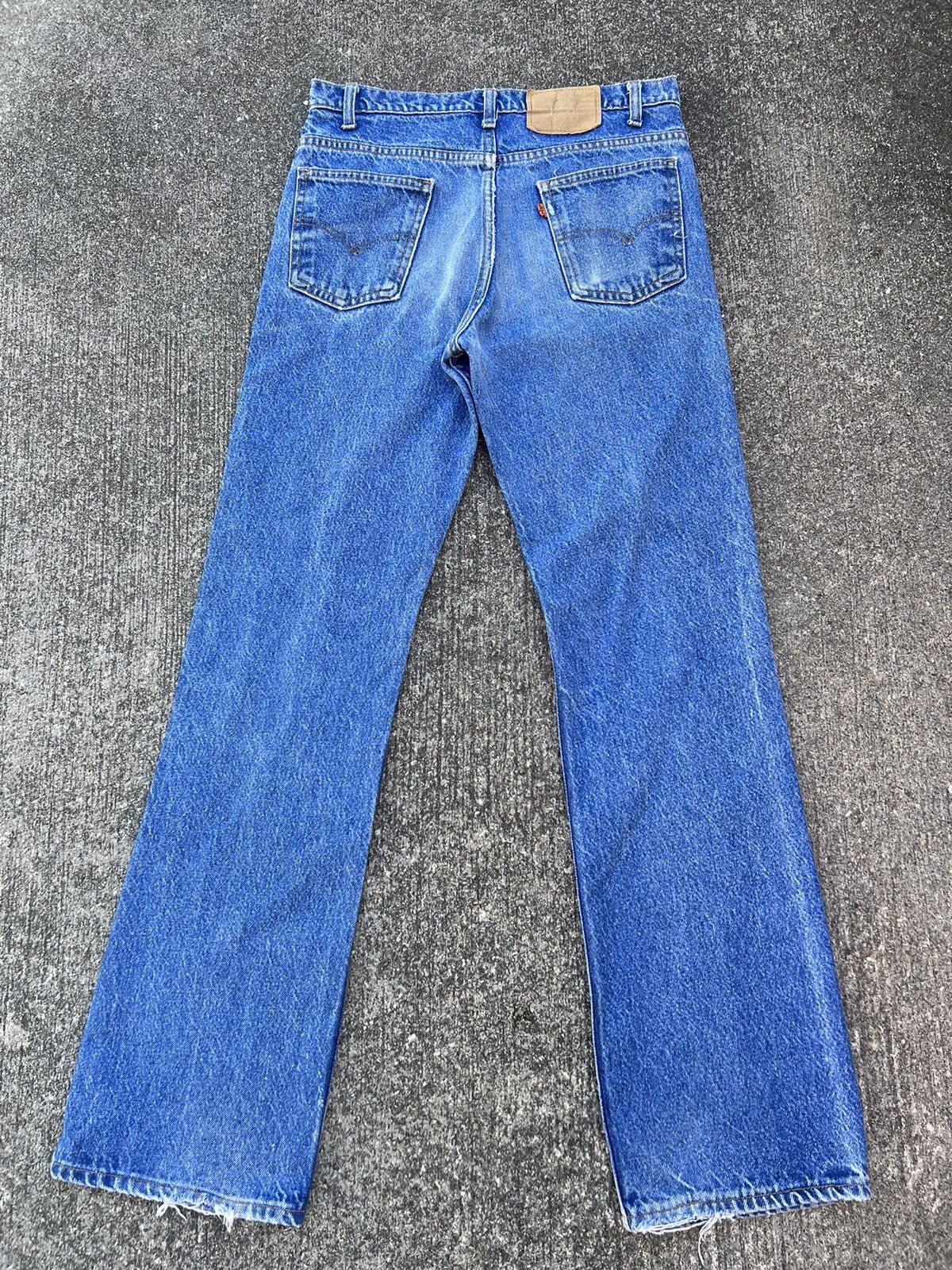 Levi's × Vintage Vintage Early 90s Levi’s 517 Orange Tab Denim Flare Jeans Size US 31 - 2 Thumbnail