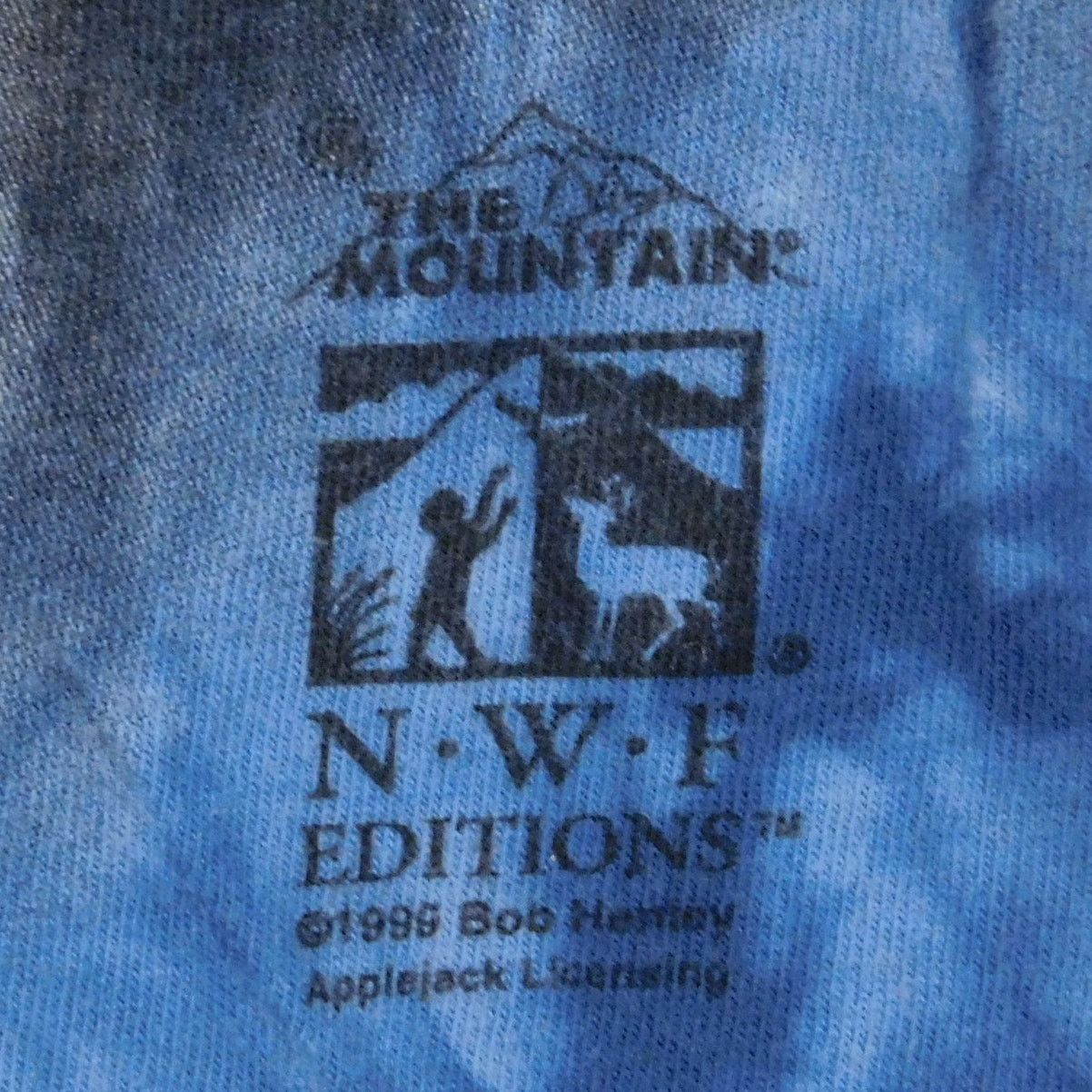 The Mountain The Mountain Wolf T Shirt Size L Tie Dye NWF 1999 Blue Size US L / EU 52-54 / 3 - 5 Thumbnail